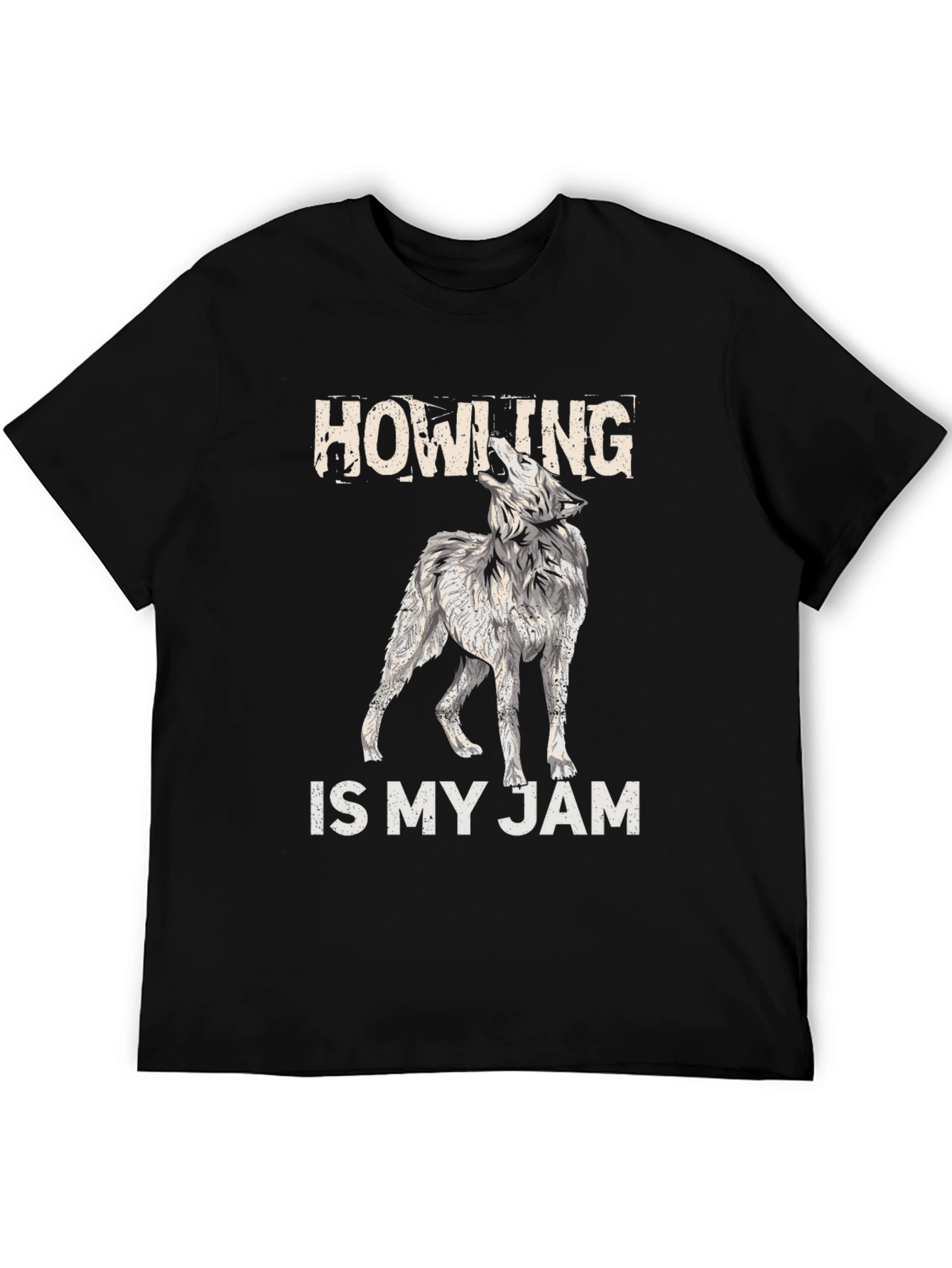 Howling is My Jam Wolf Graphic T-Shirt