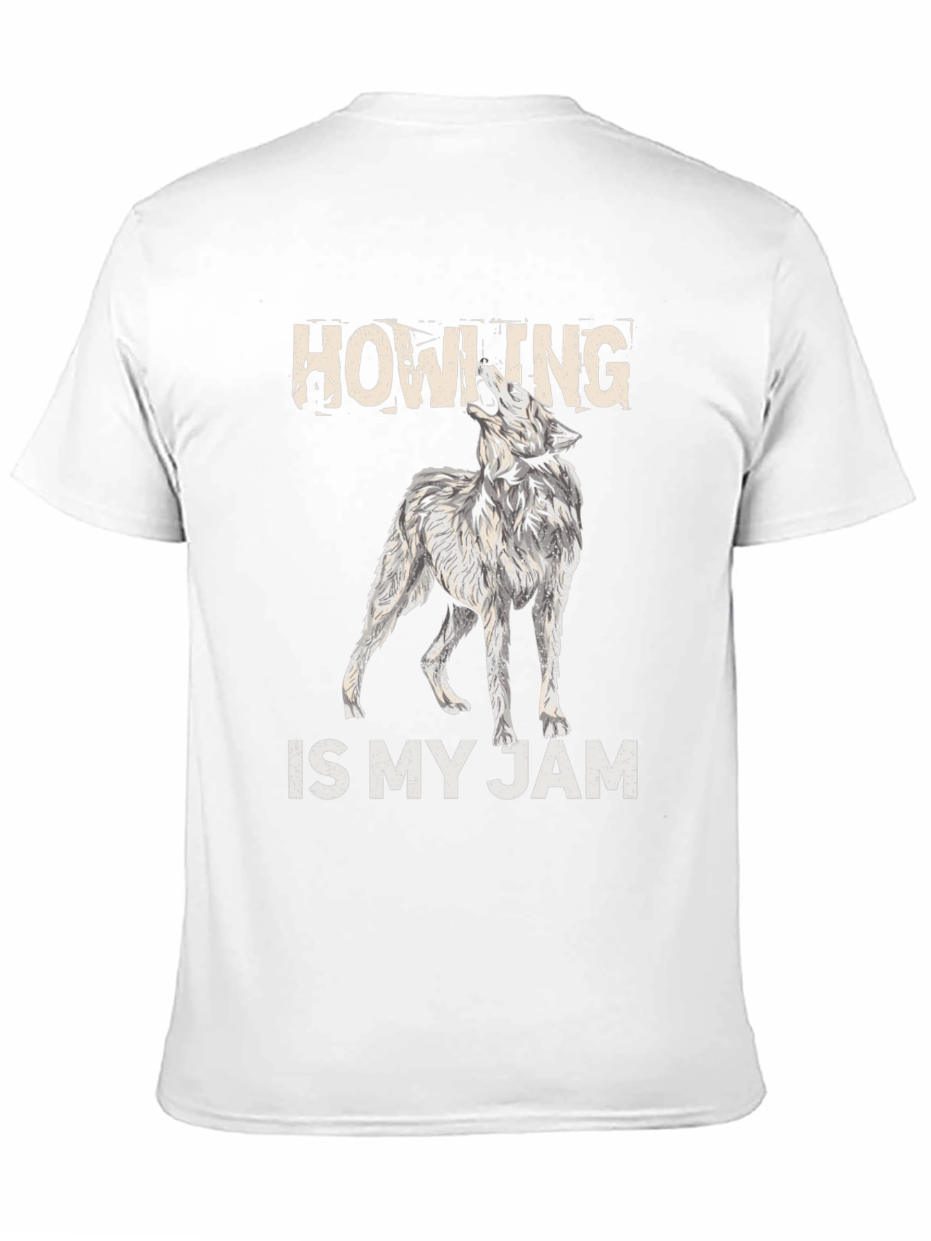 Howling is My Jam Wolf Graphic T-Shirt