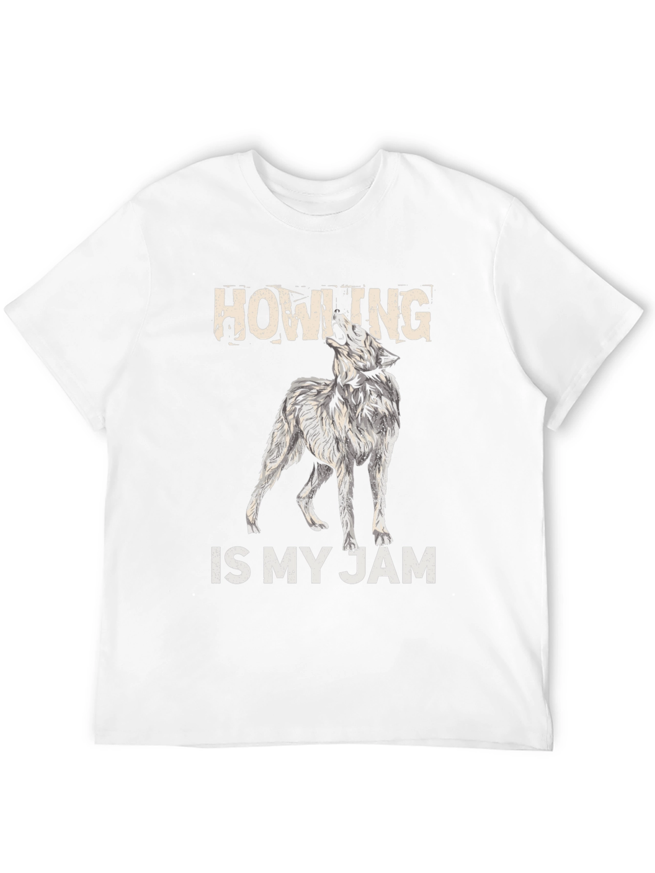 Howling is My Jam Wolf Graphic T-Shirt