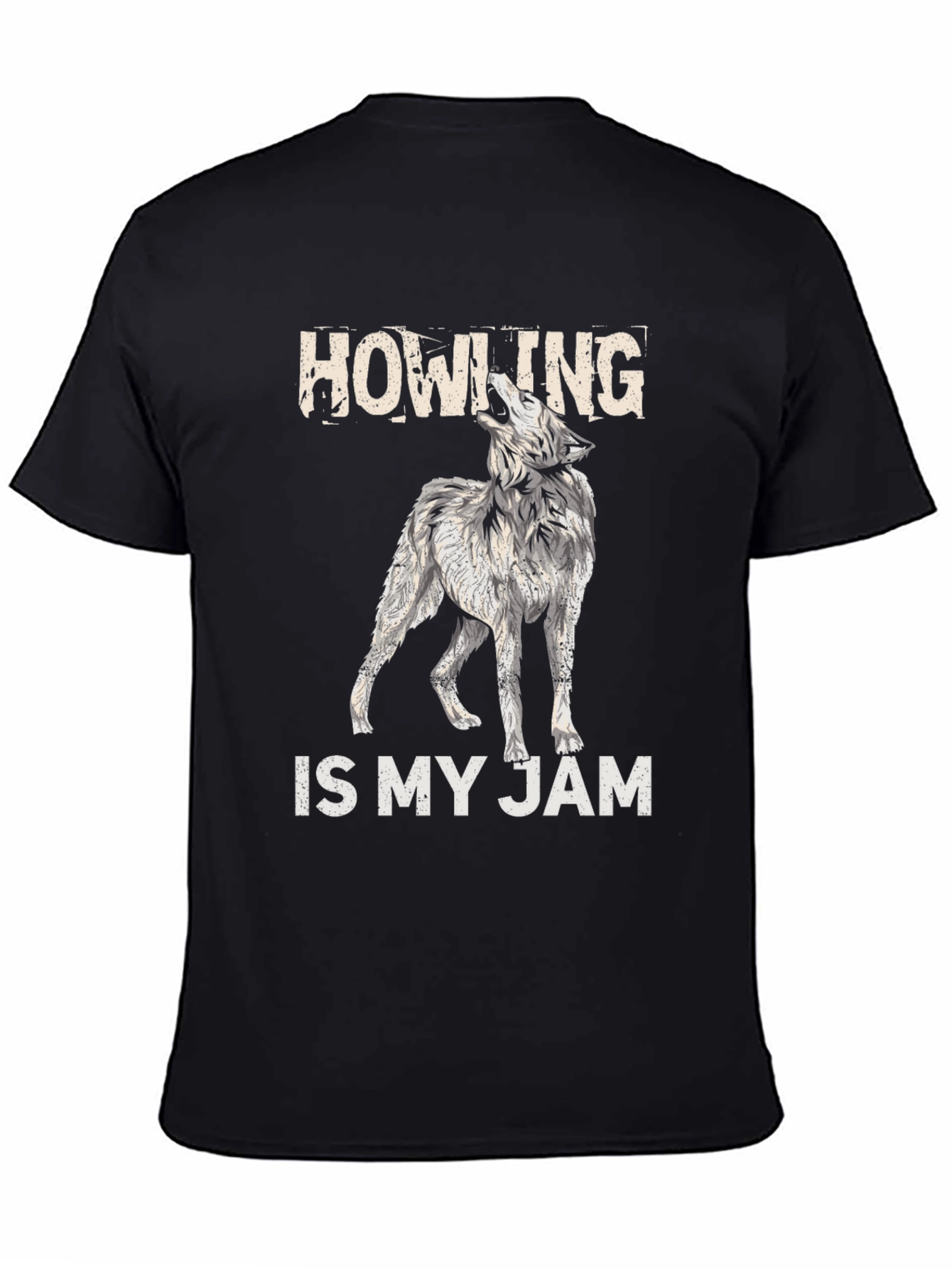 Howling is My Jam Wolf Graphic T-Shirt