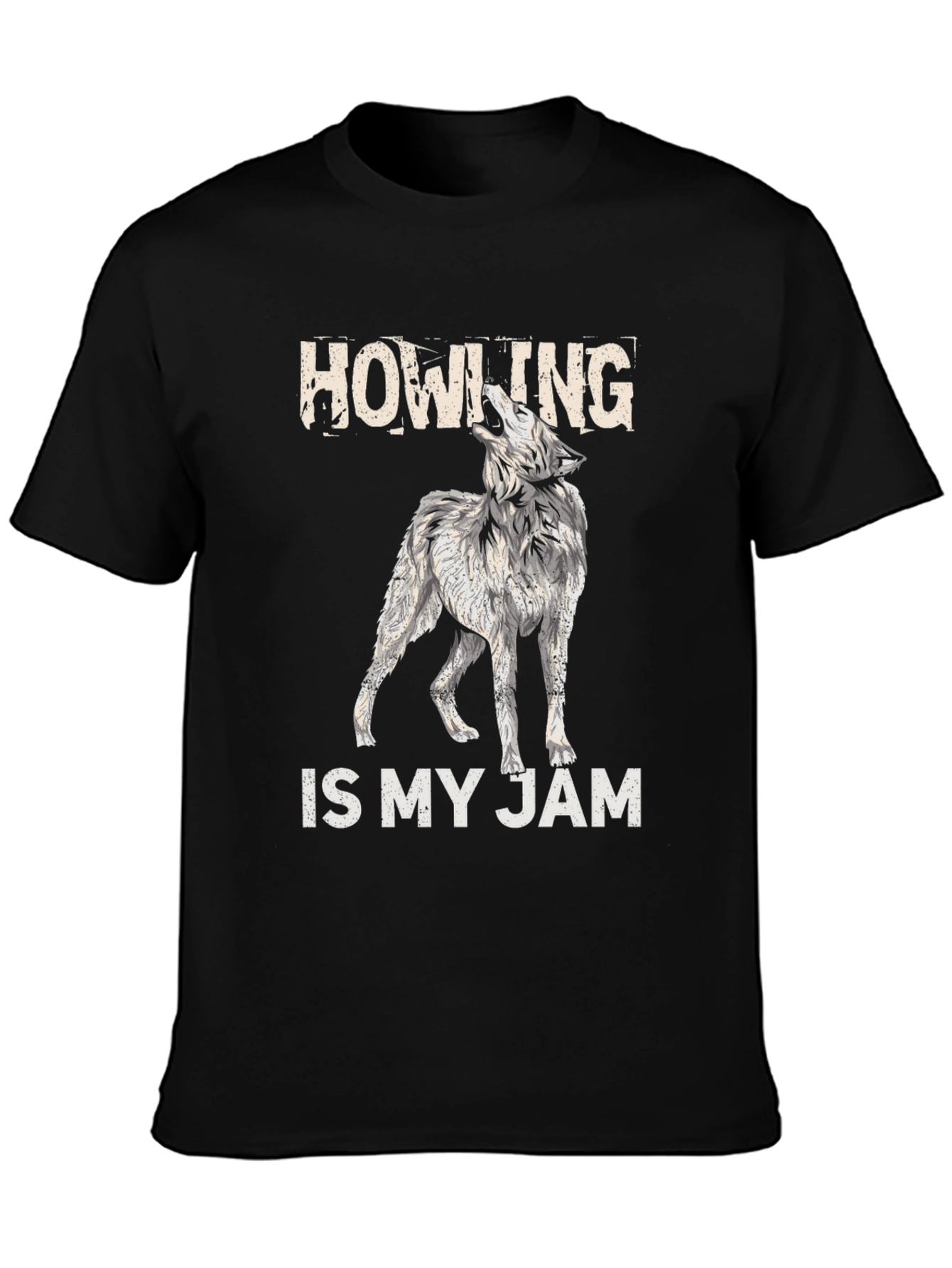 Howling is My Jam Wolf Graphic T-Shirt