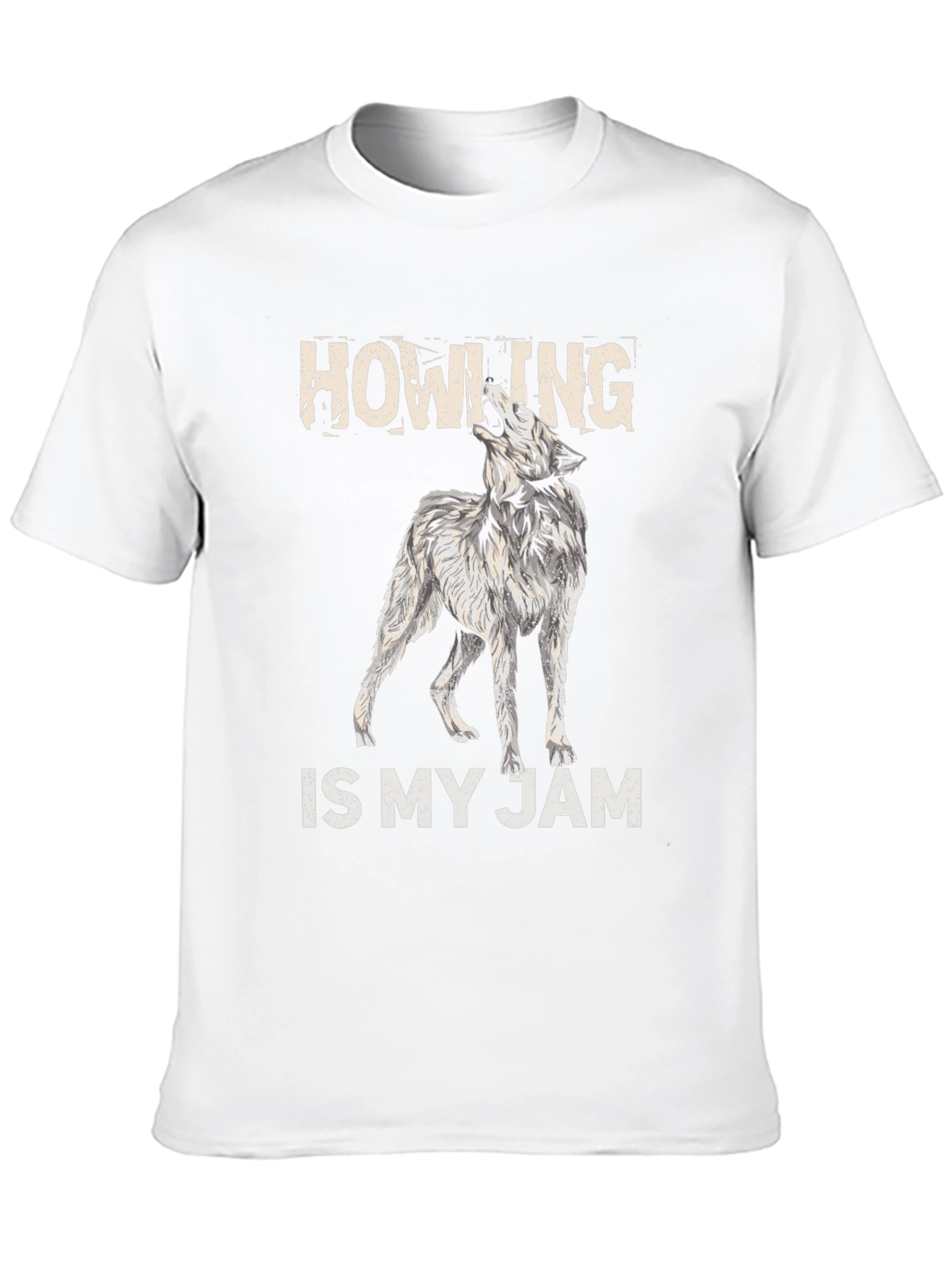 Howling is My Jam Wolf Graphic T-Shirt