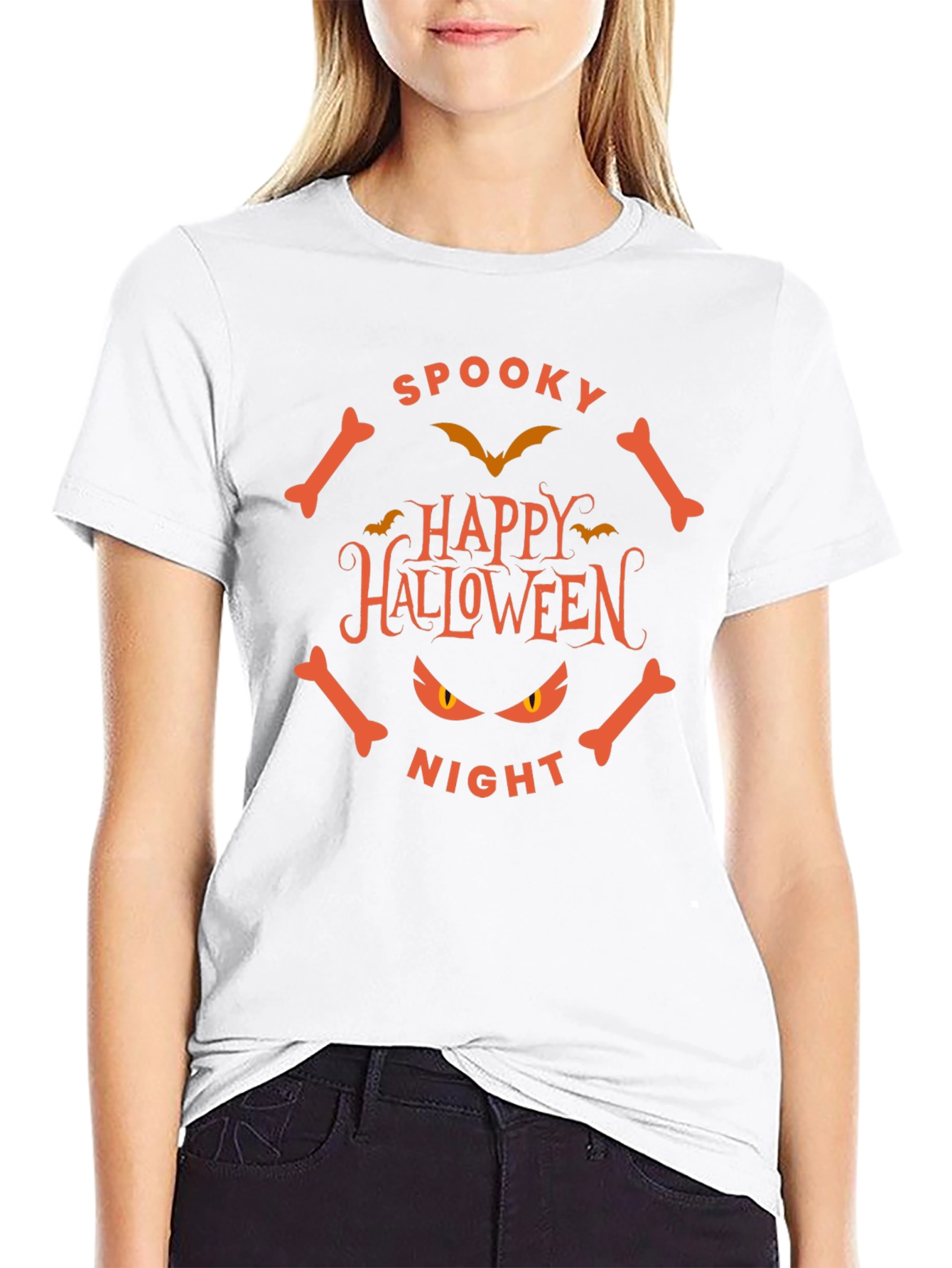 Spooky Halloween Night Graphic T-Shirt