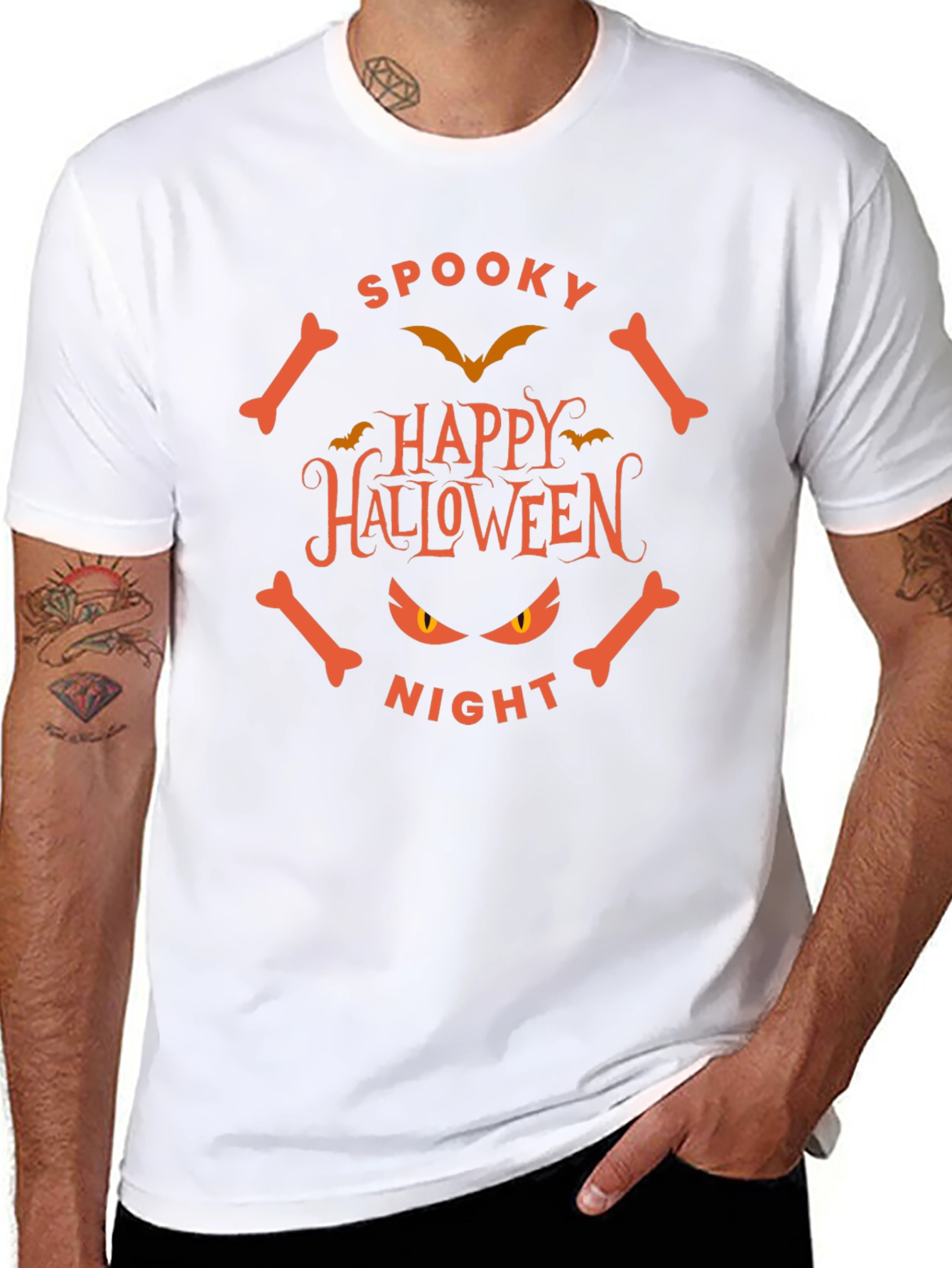 Spooky Halloween Night Graphic T-Shirt