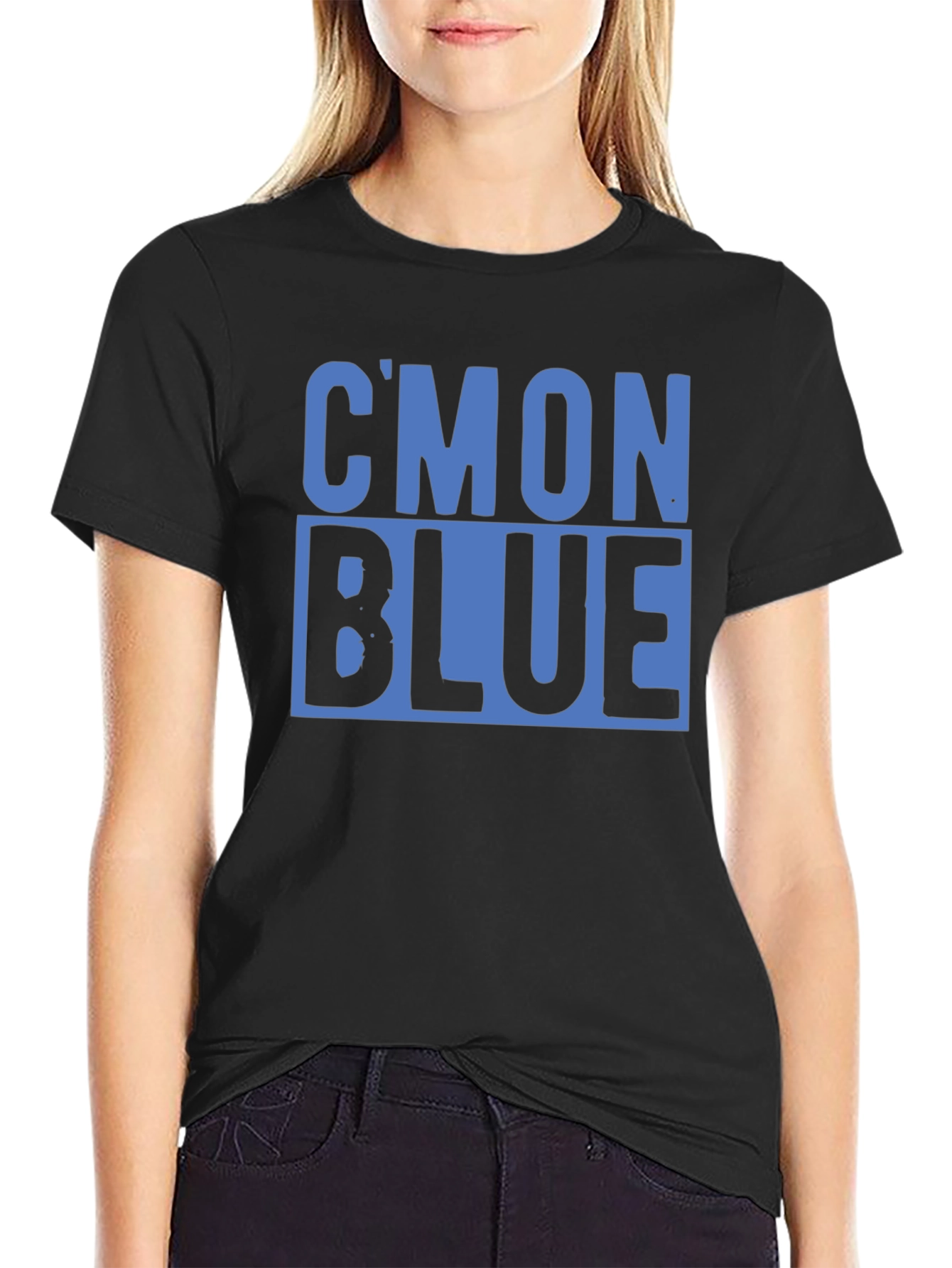 Cmon Blue Graphic Tee - Soft Cotton T-Shirt