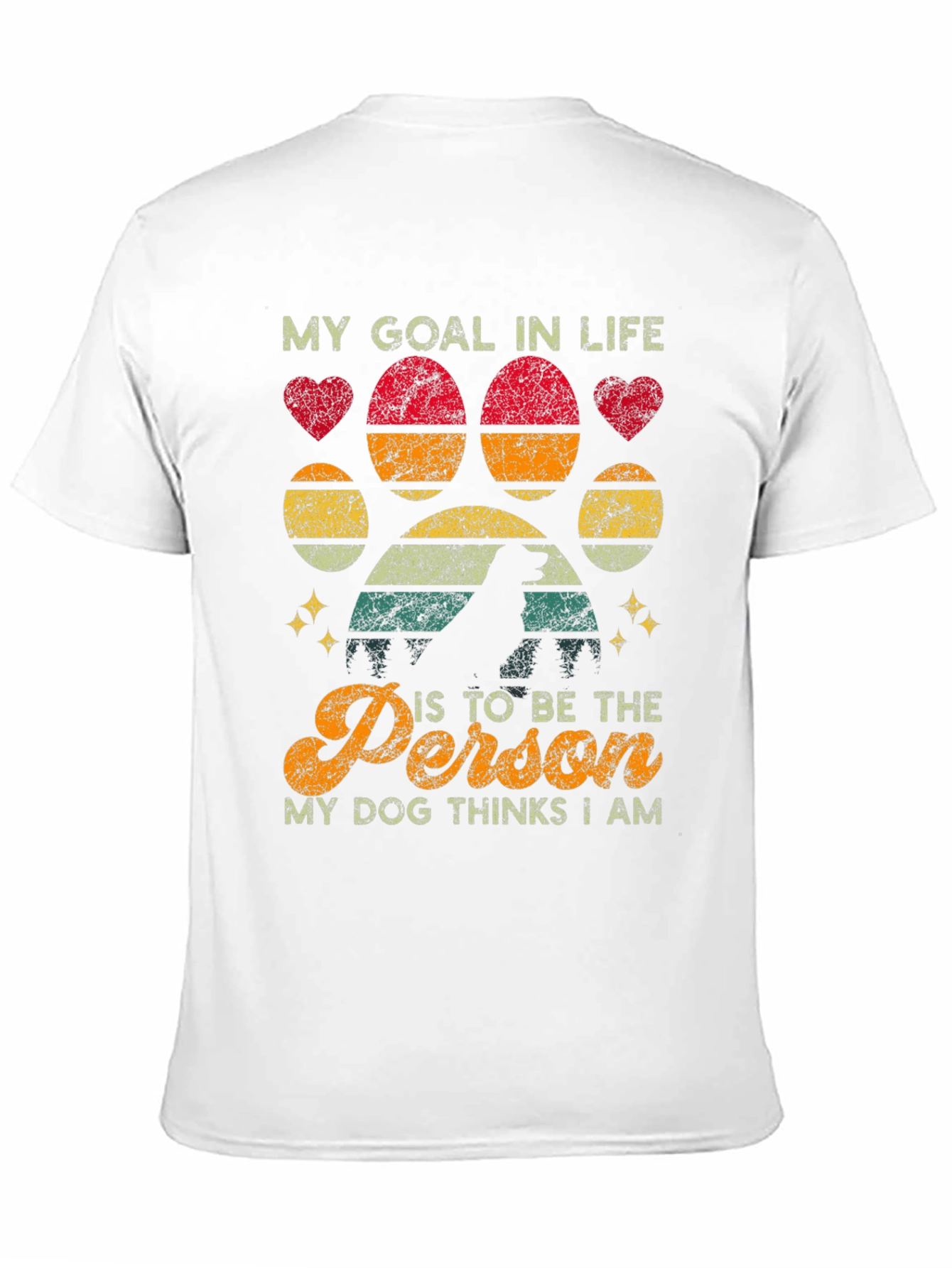 Dog Lover T-Shirt: My Goal In Life Graphic Tee