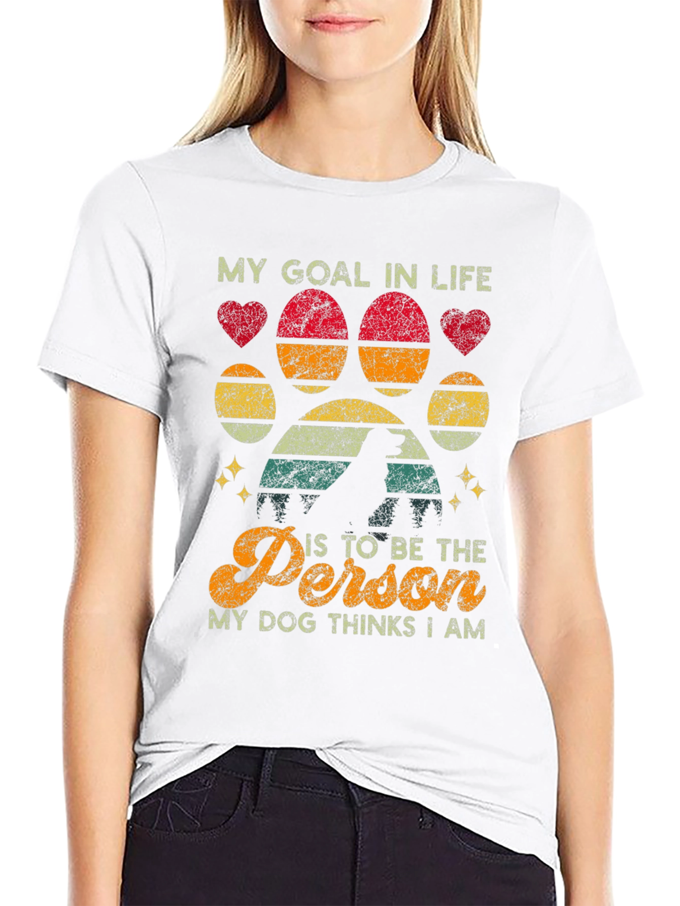 Dog Lover T-Shirt: My Goal In Life Graphic Tee