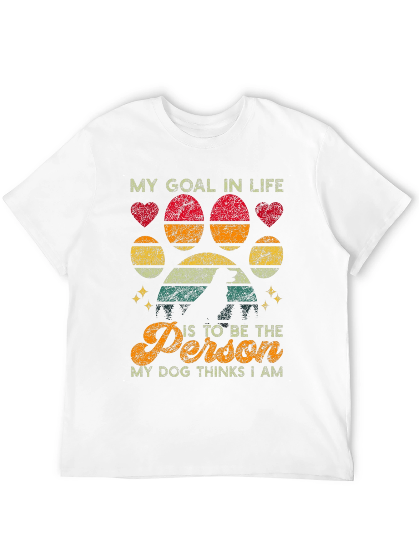 Dog Lover T-Shirt: My Goal In Life Graphic Tee