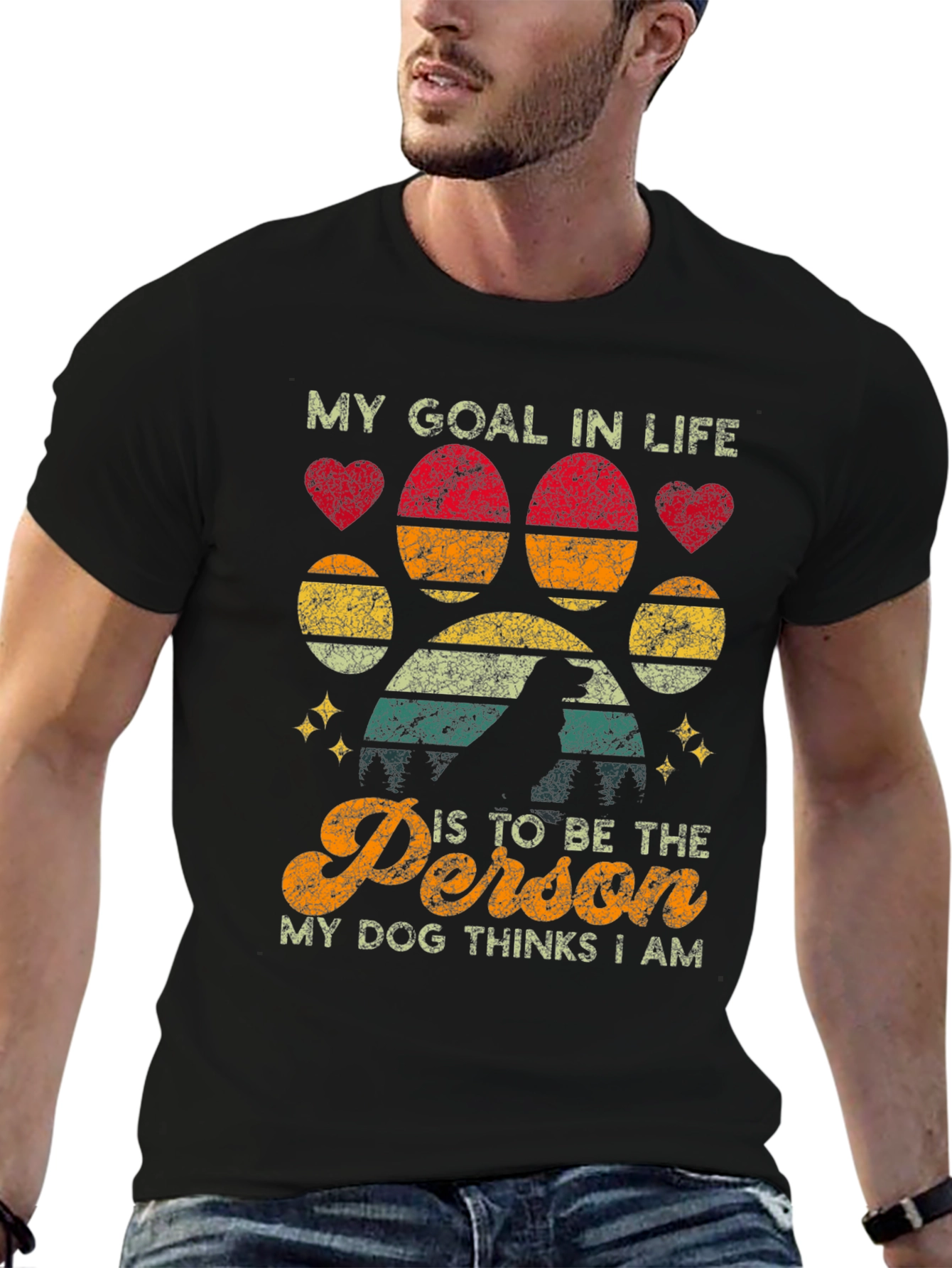 Dog Lover T-Shirt: My Goal In Life Graphic Tee