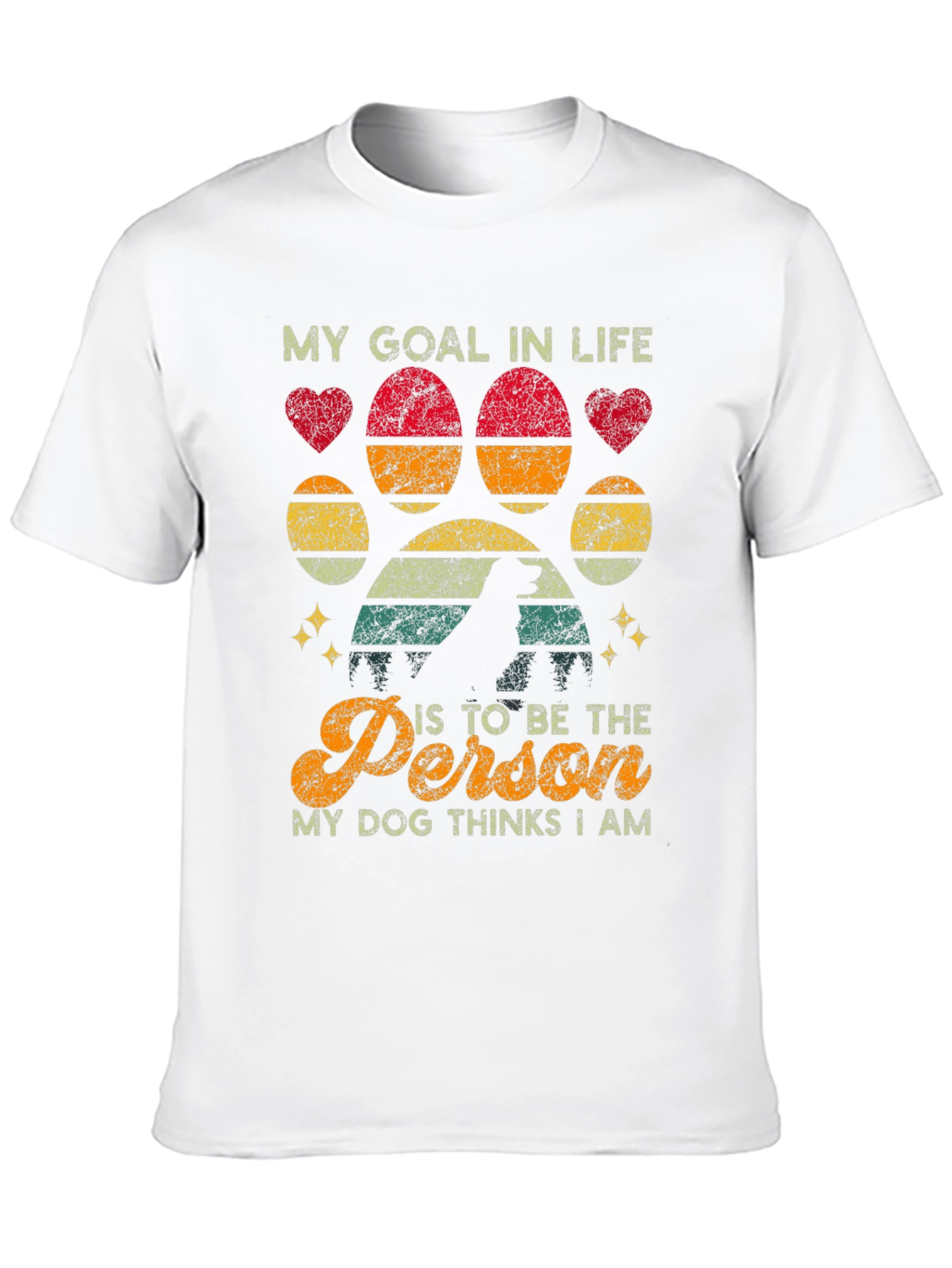Dog Lover T-Shirt: My Goal In Life Graphic Tee