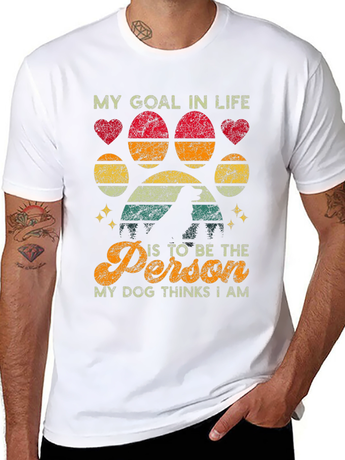 Dog Lover T-Shirt: My Goal In Life Graphic Tee