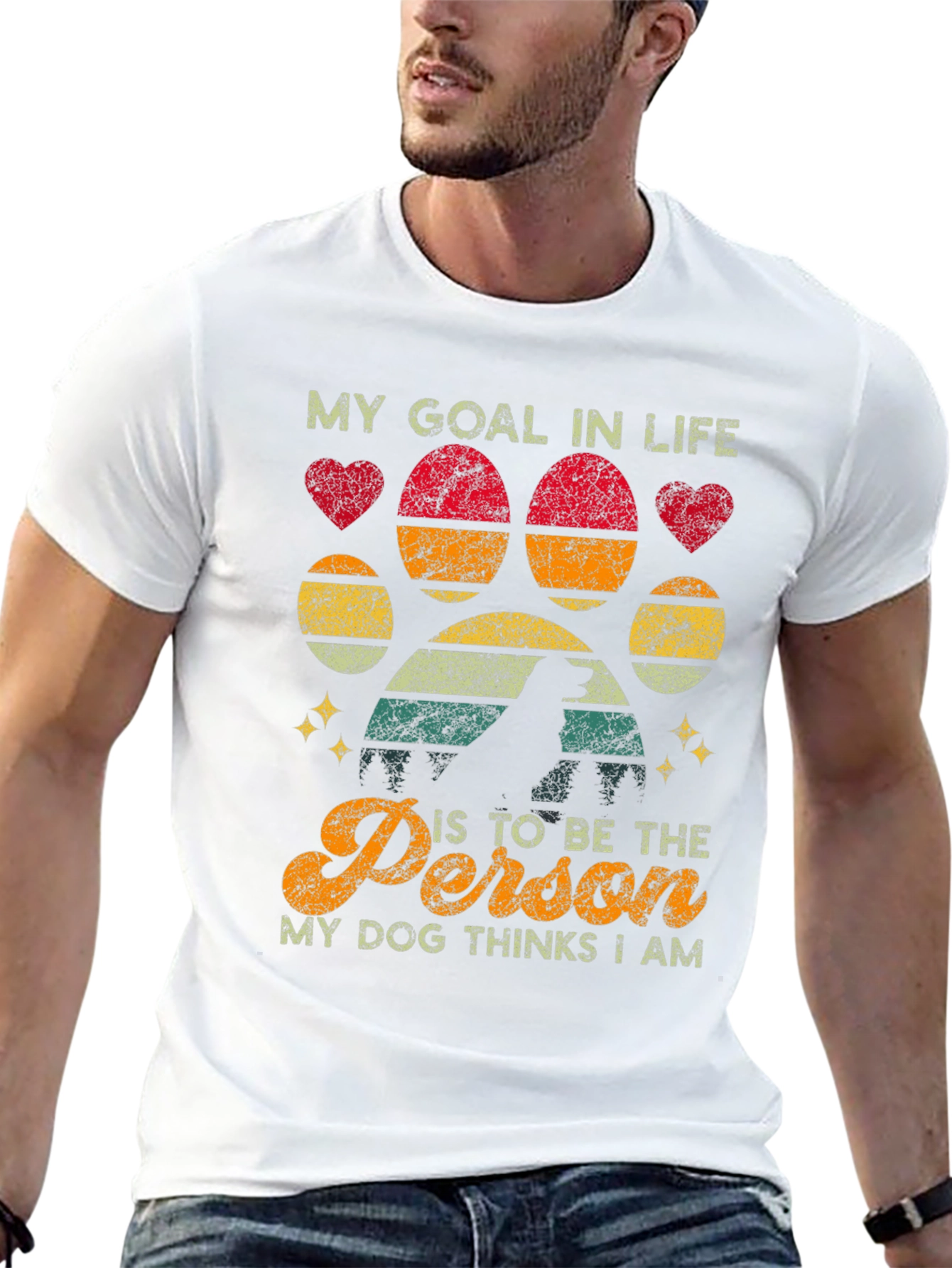Dog Lover T-Shirt: My Goal In Life Graphic Tee