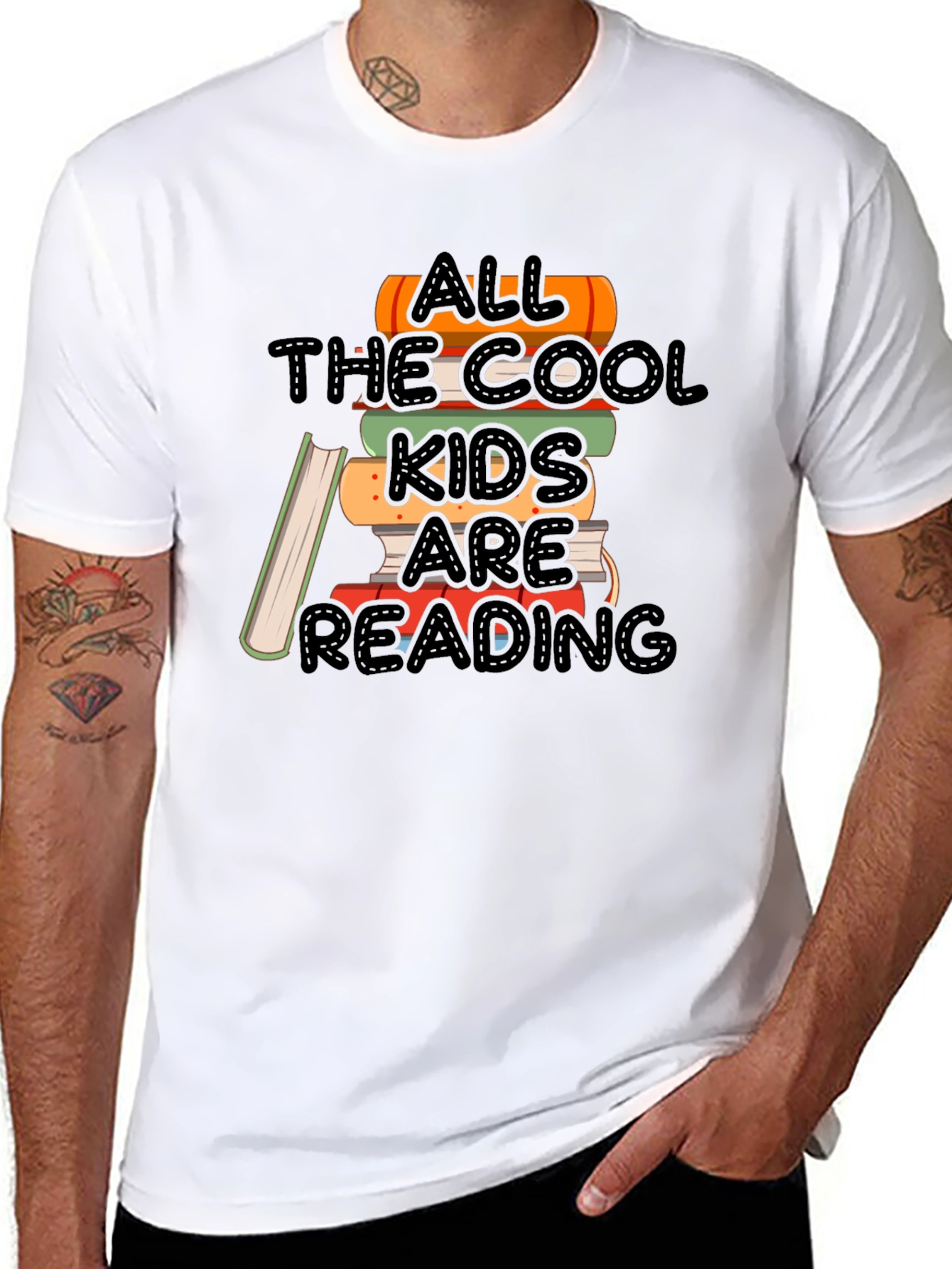 Cool Kids Reading T-Shirt