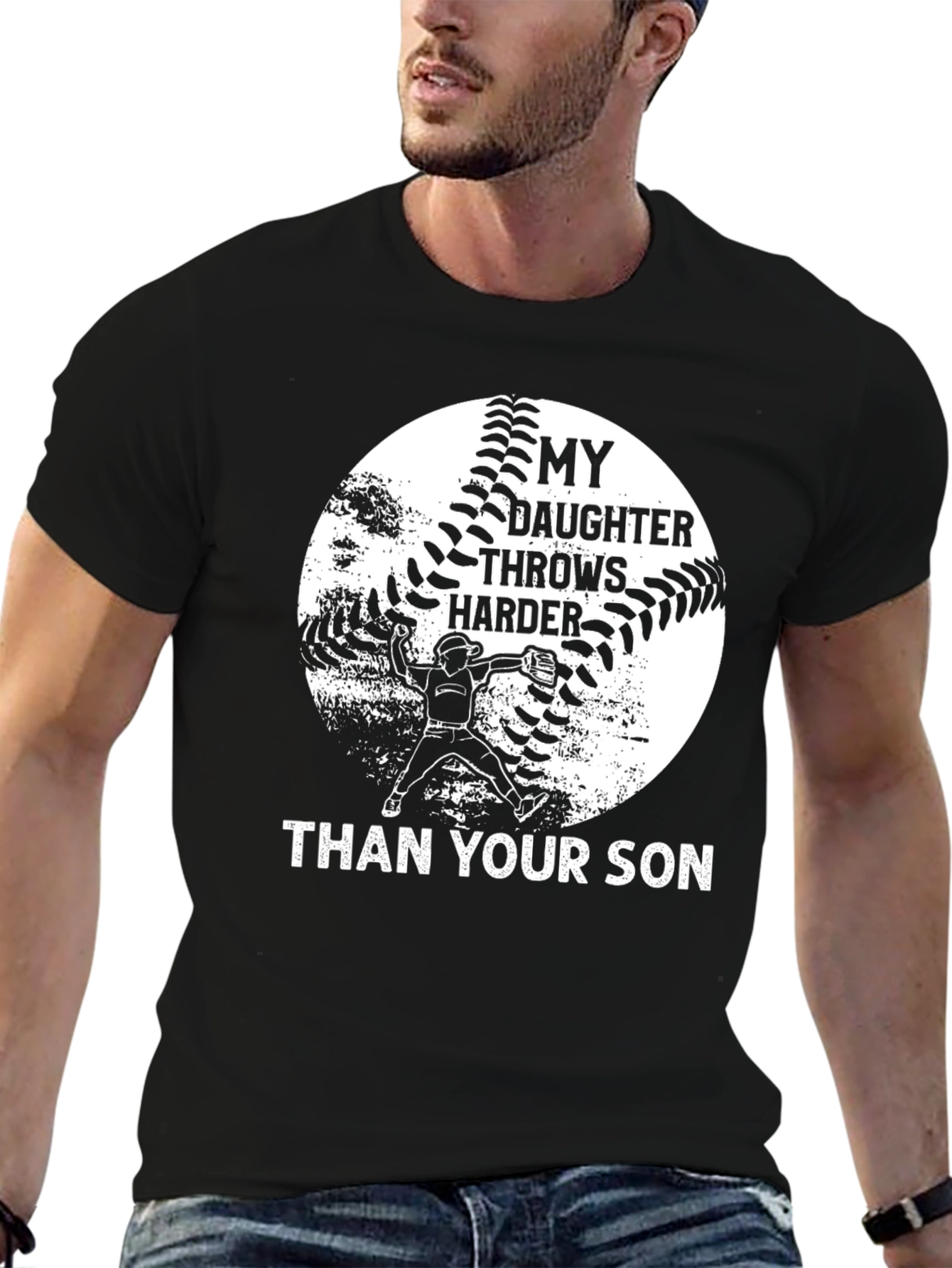 My Daughter Throws Harder T-Shirt