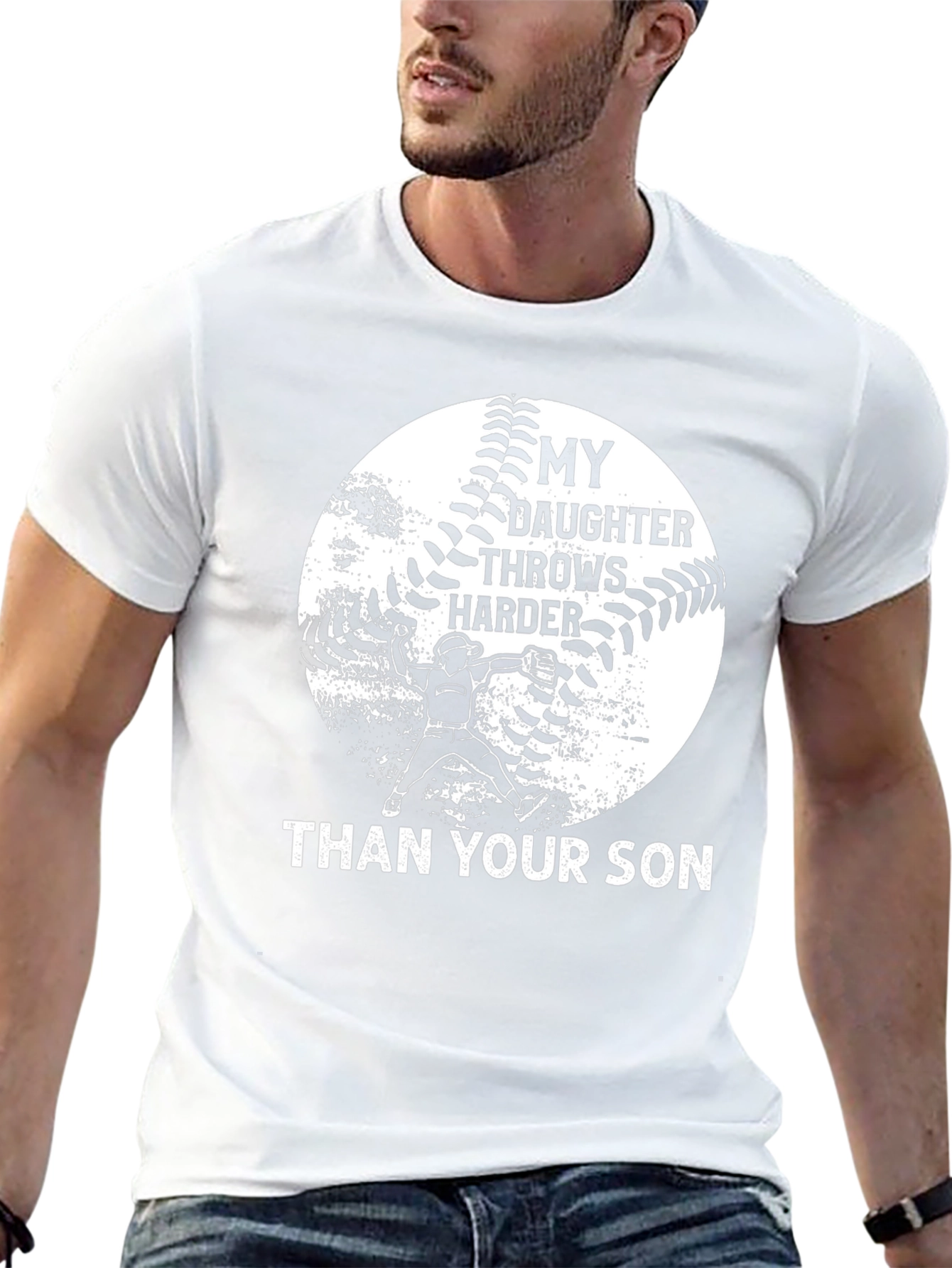 My Daughter Throws Harder T-Shirt