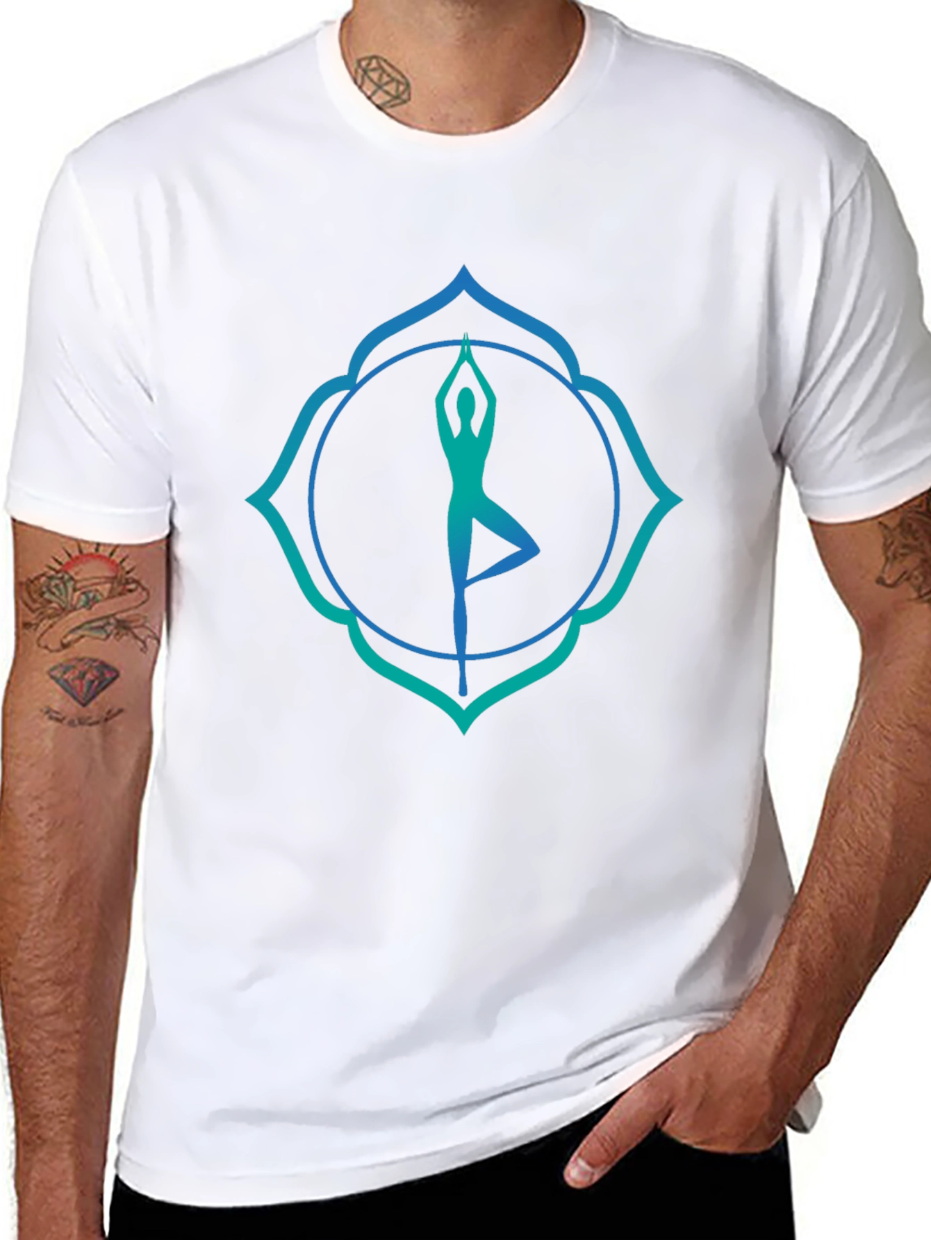 Yoga Pose Graphic T-Shirt
