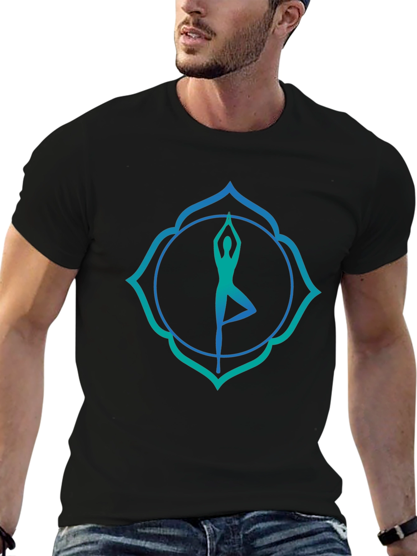 Yoga Pose Graphic T-Shirt