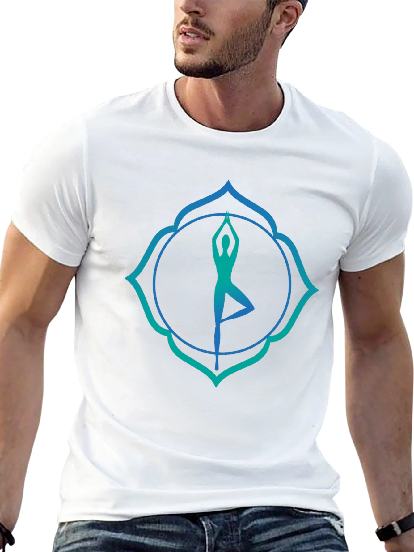 Yoga Pose Graphic T-Shirt