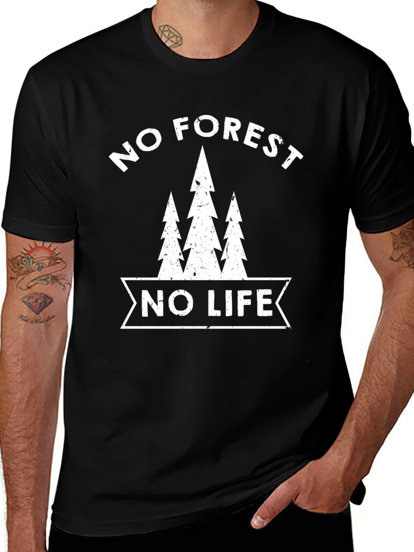No Forest No Life Graphic T-Shirt