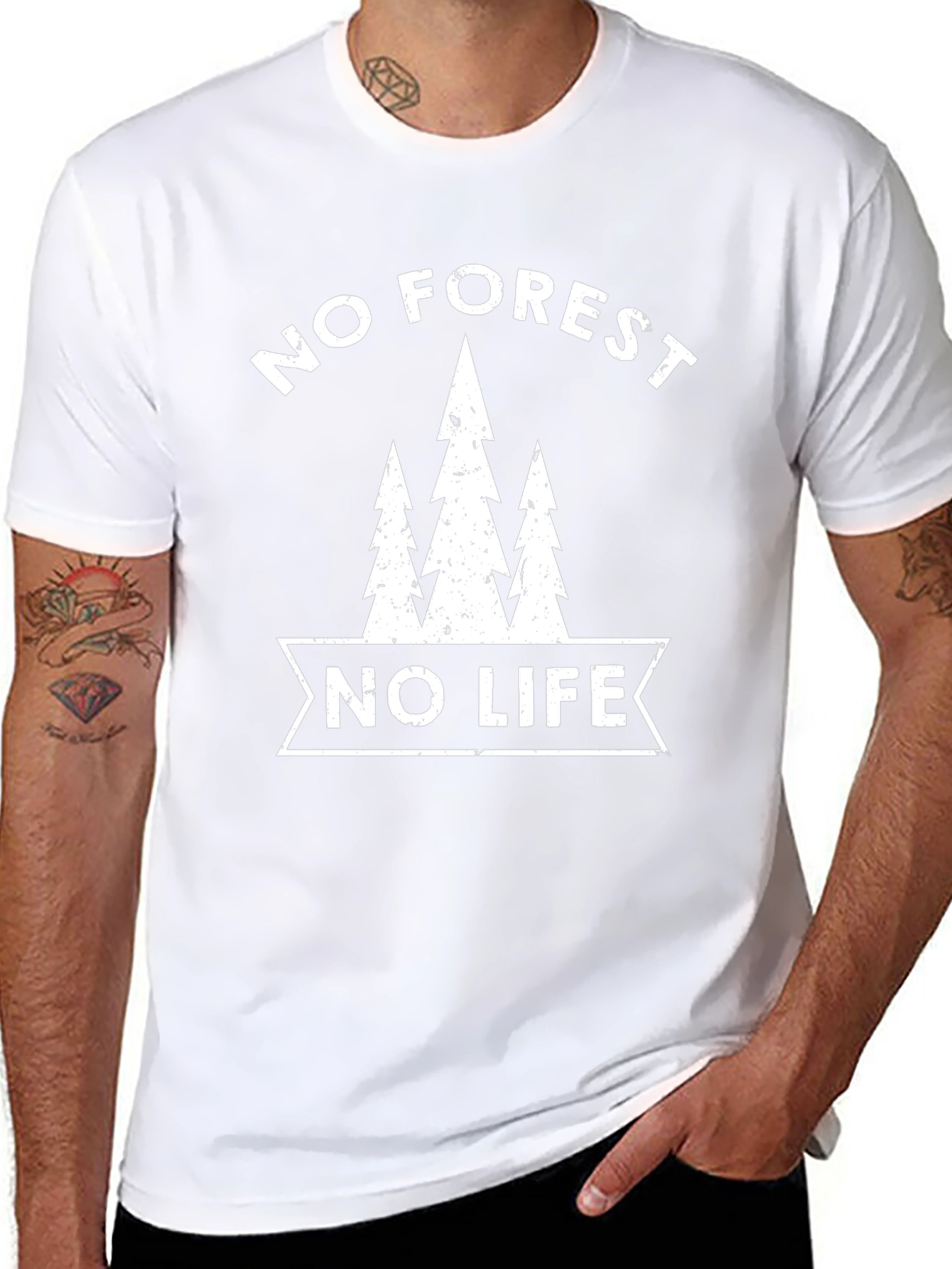 No Forest No Life Graphic T-Shirt