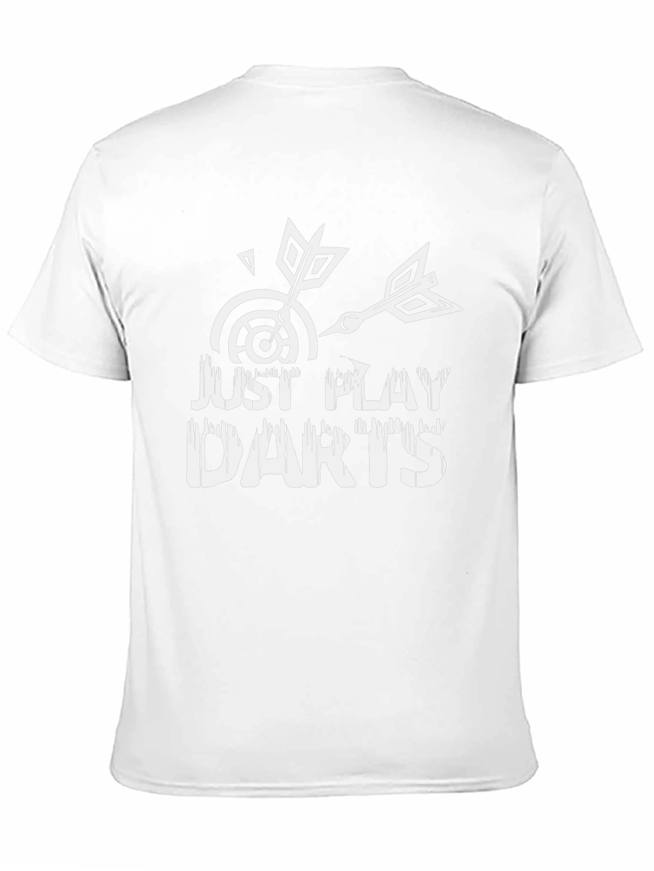 Just Play Darts Black Graphic Tee