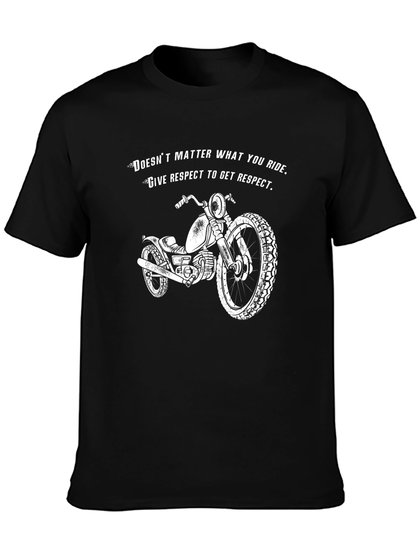 Motorcycle Respect Graphic T-Shirt