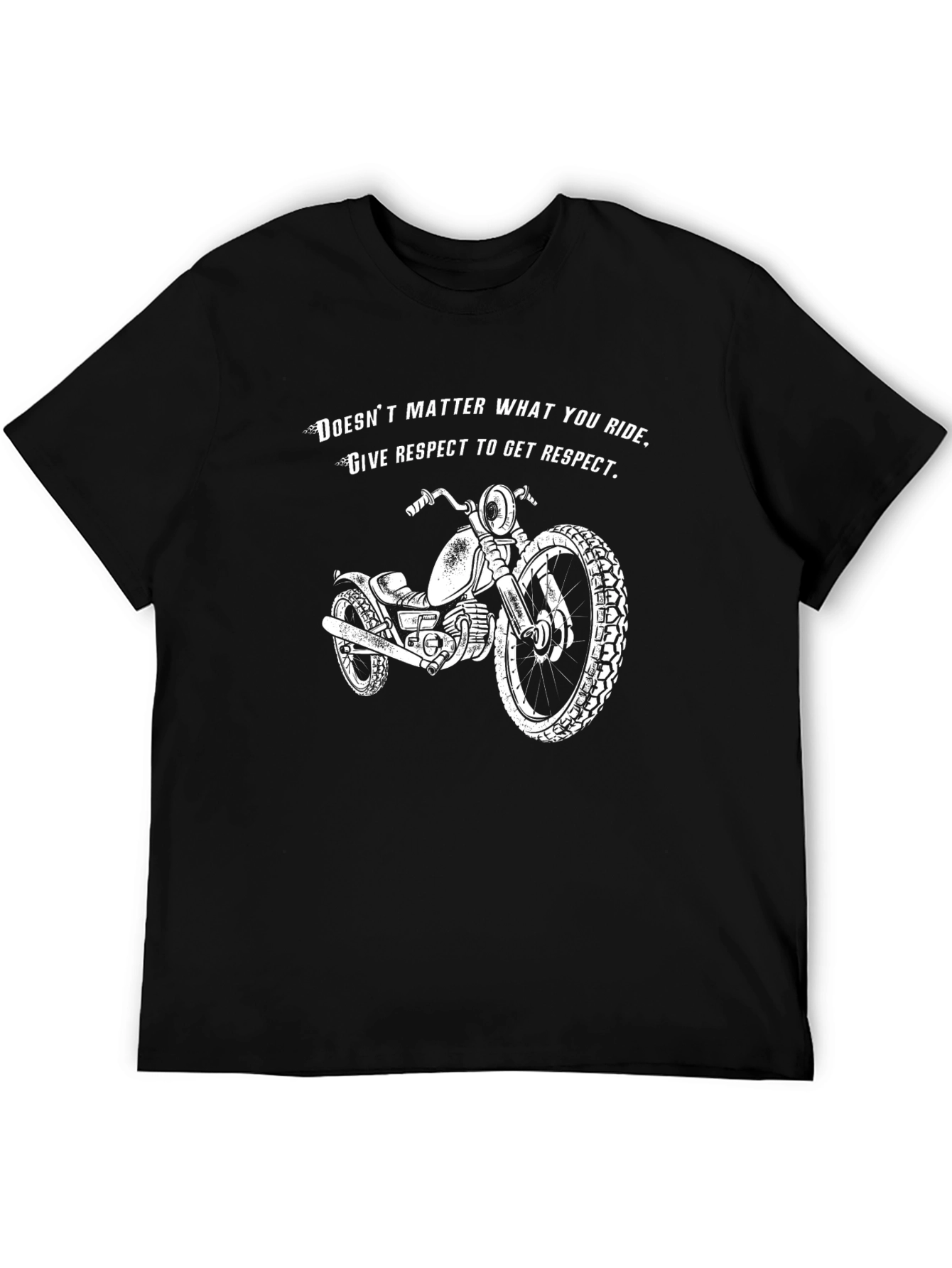 Motorcycle Respect Graphic T-Shirt