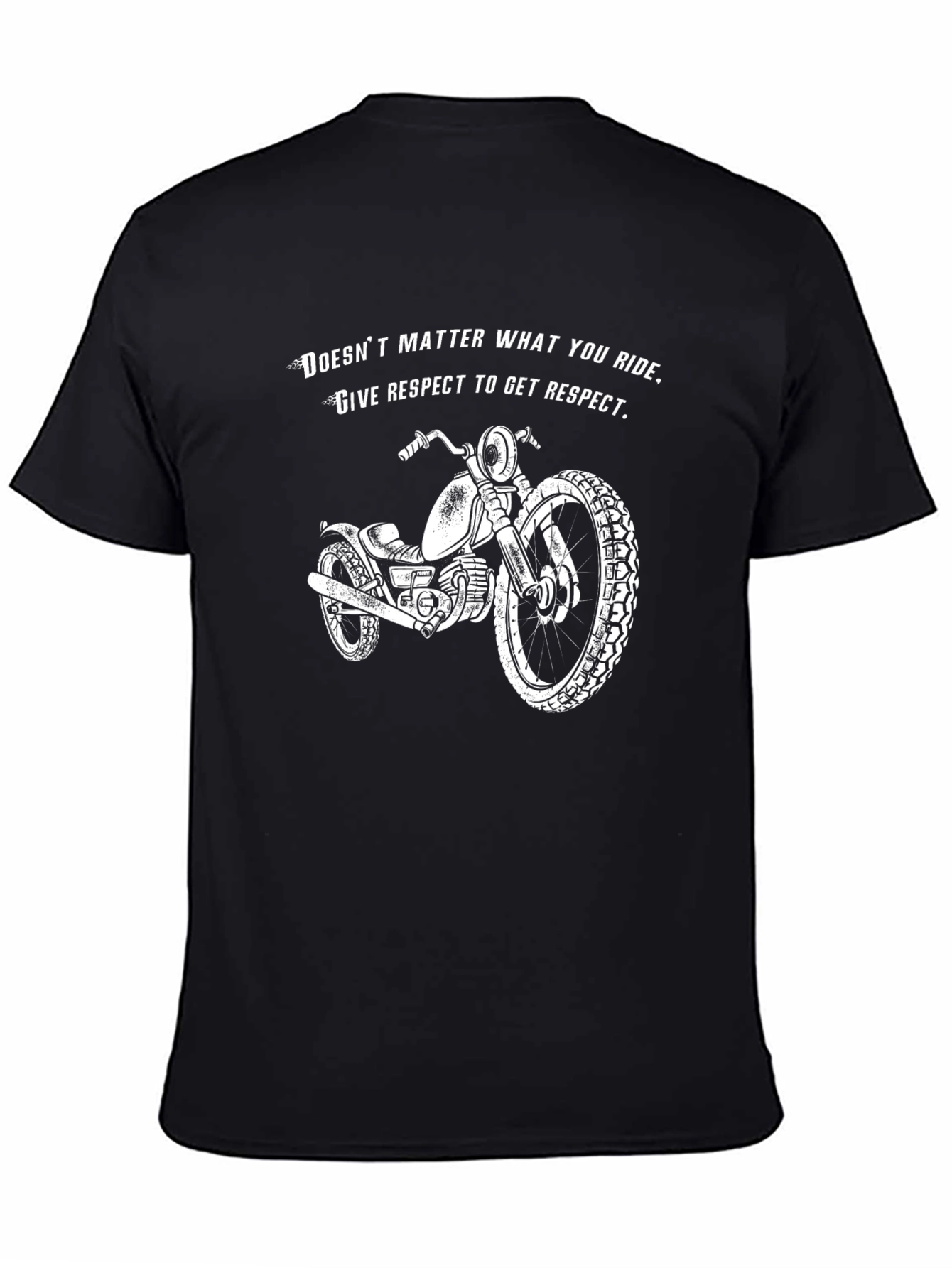 Motorcycle Respect Graphic T-Shirt