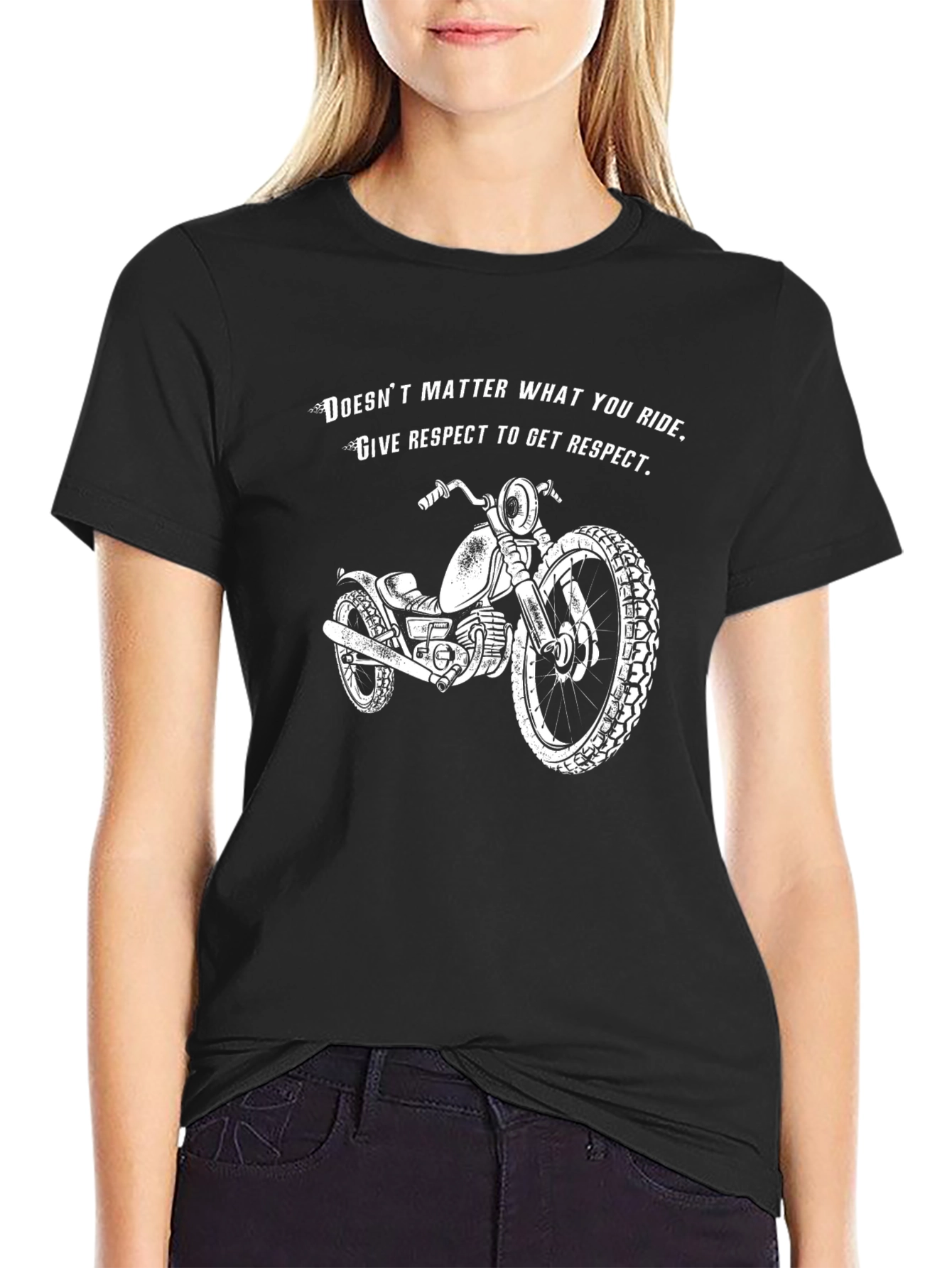 Motorcycle Respect Graphic T-Shirt