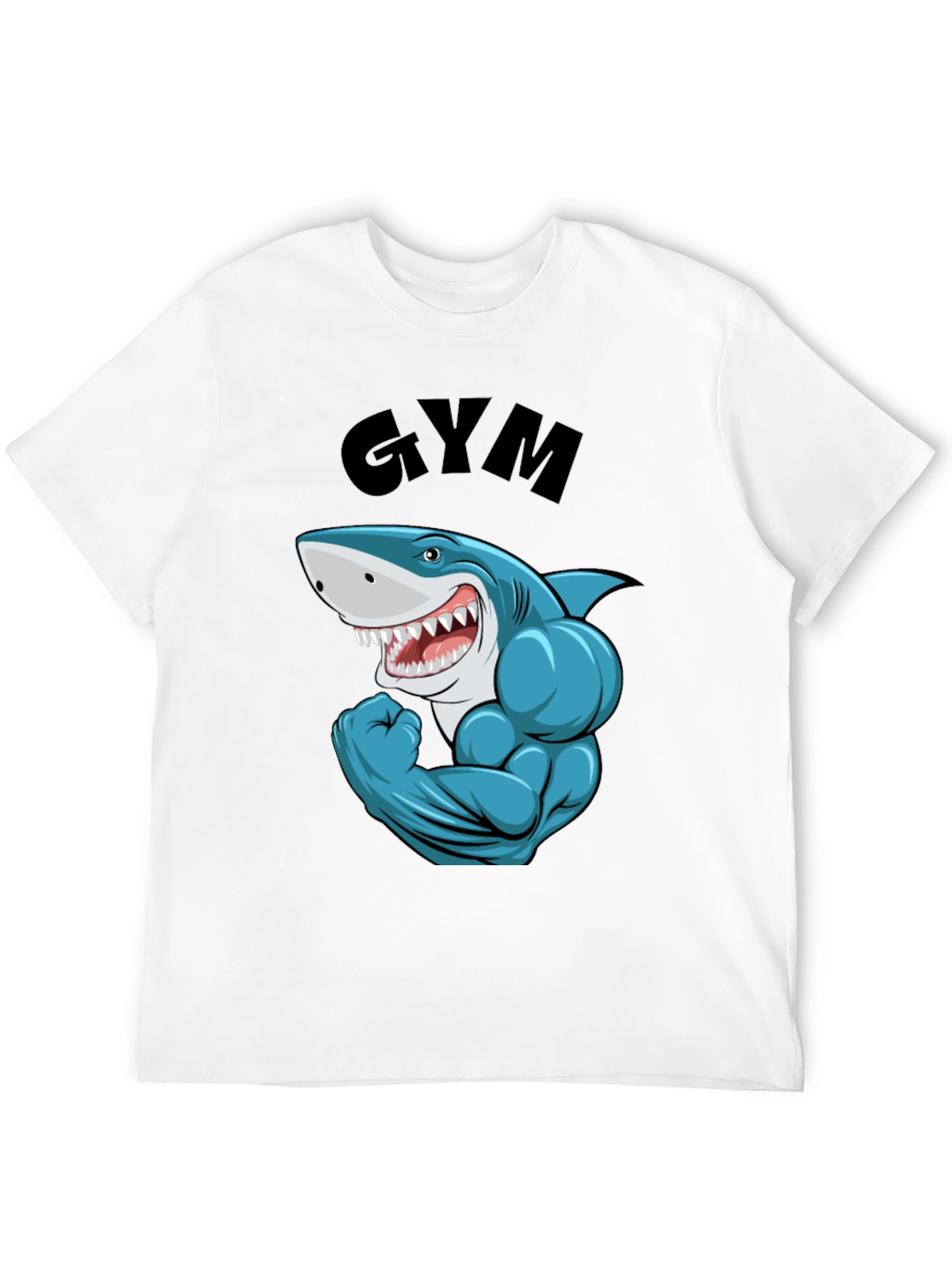 Gym Shark Black T-Shirt for Fitness Enthusiasts