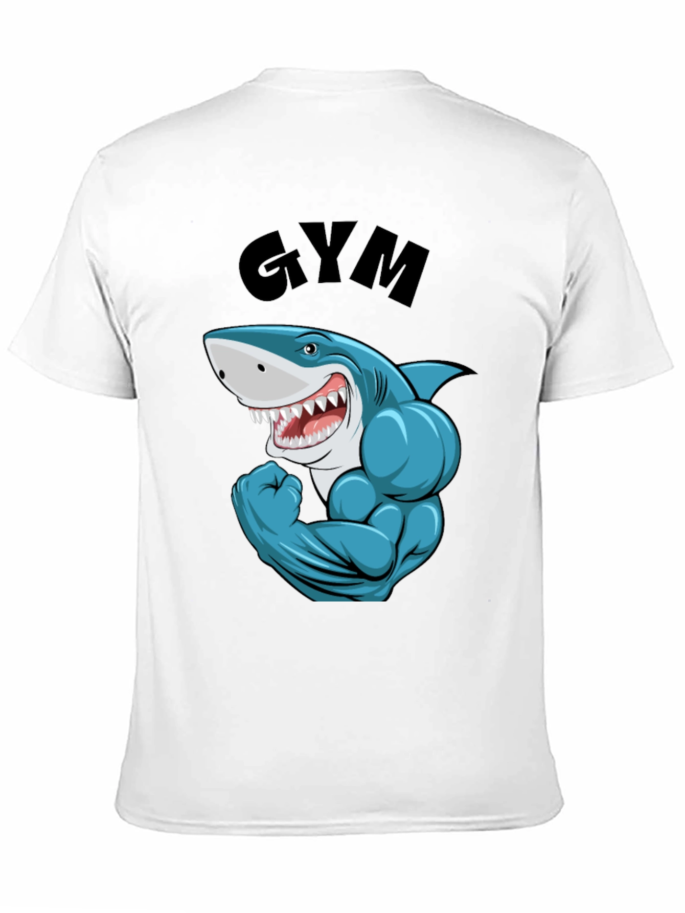 Gym Shark Black T-Shirt for Fitness Enthusiasts