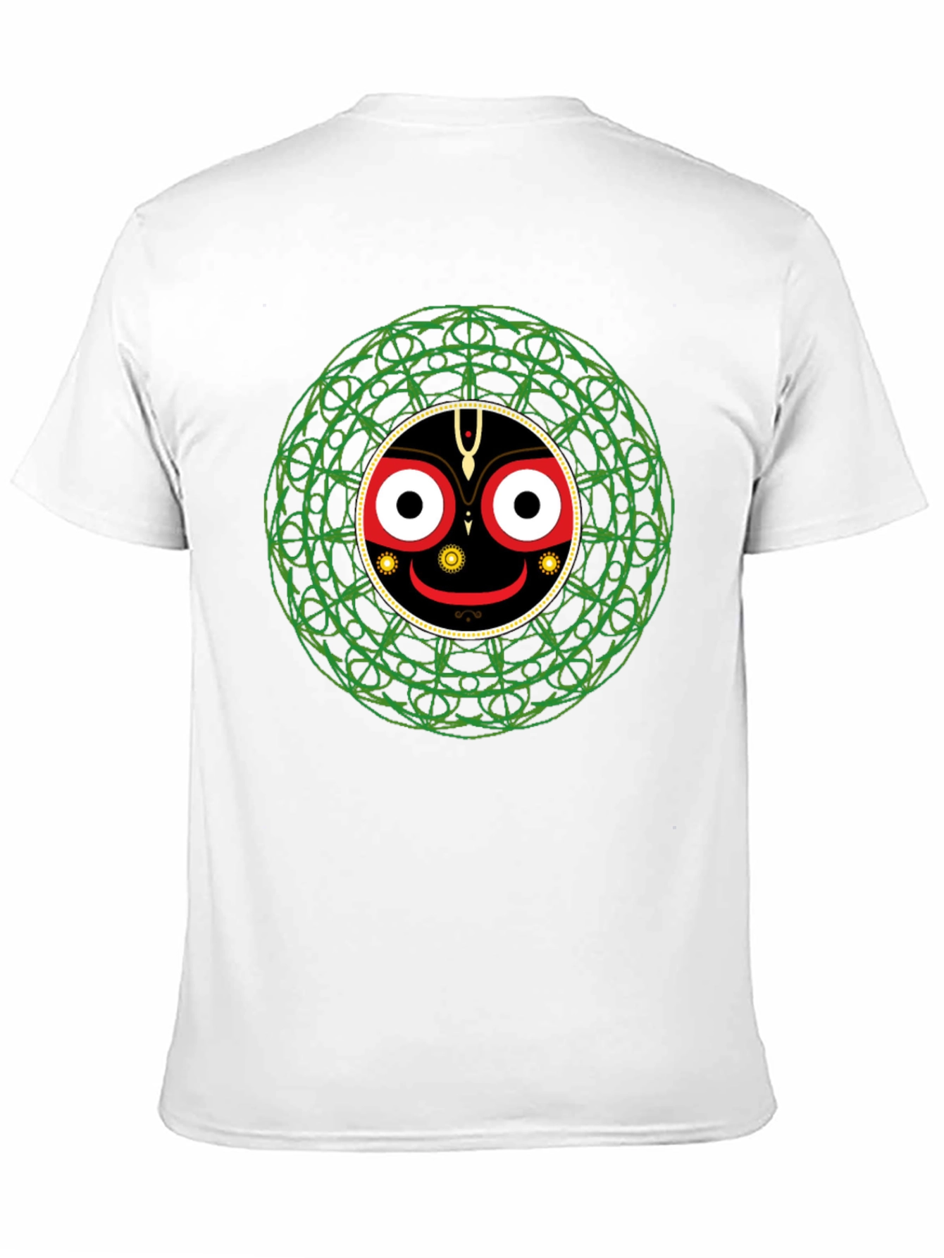 Jagannath Mandala T-Shirt - Black Cotton Tee
