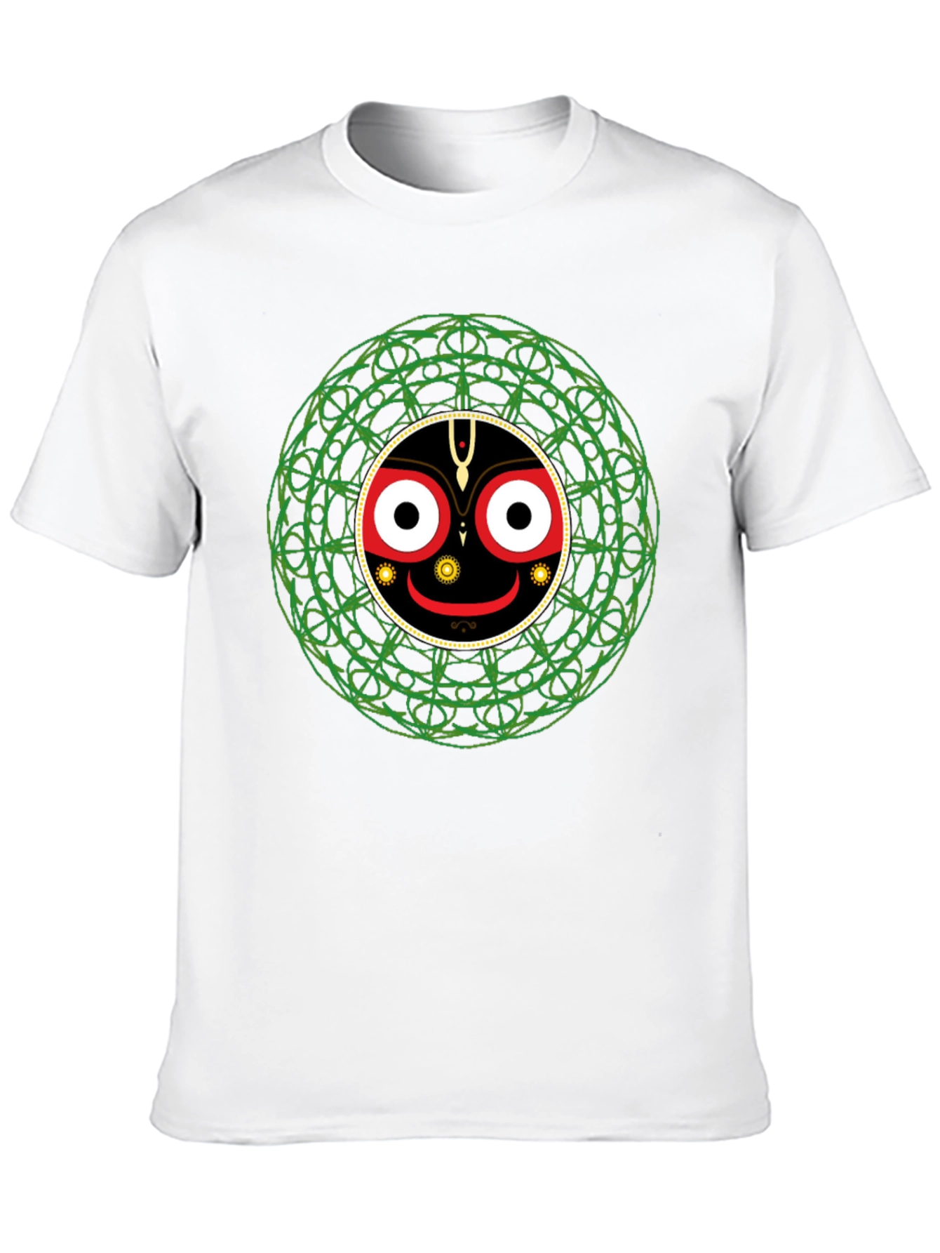 Jagannath Mandala T-Shirt - Black Cotton Tee