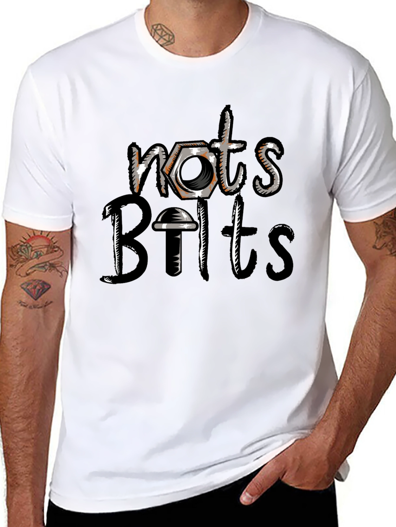 Nuts Bolts T-Shirt - Mechanic Humor Tee