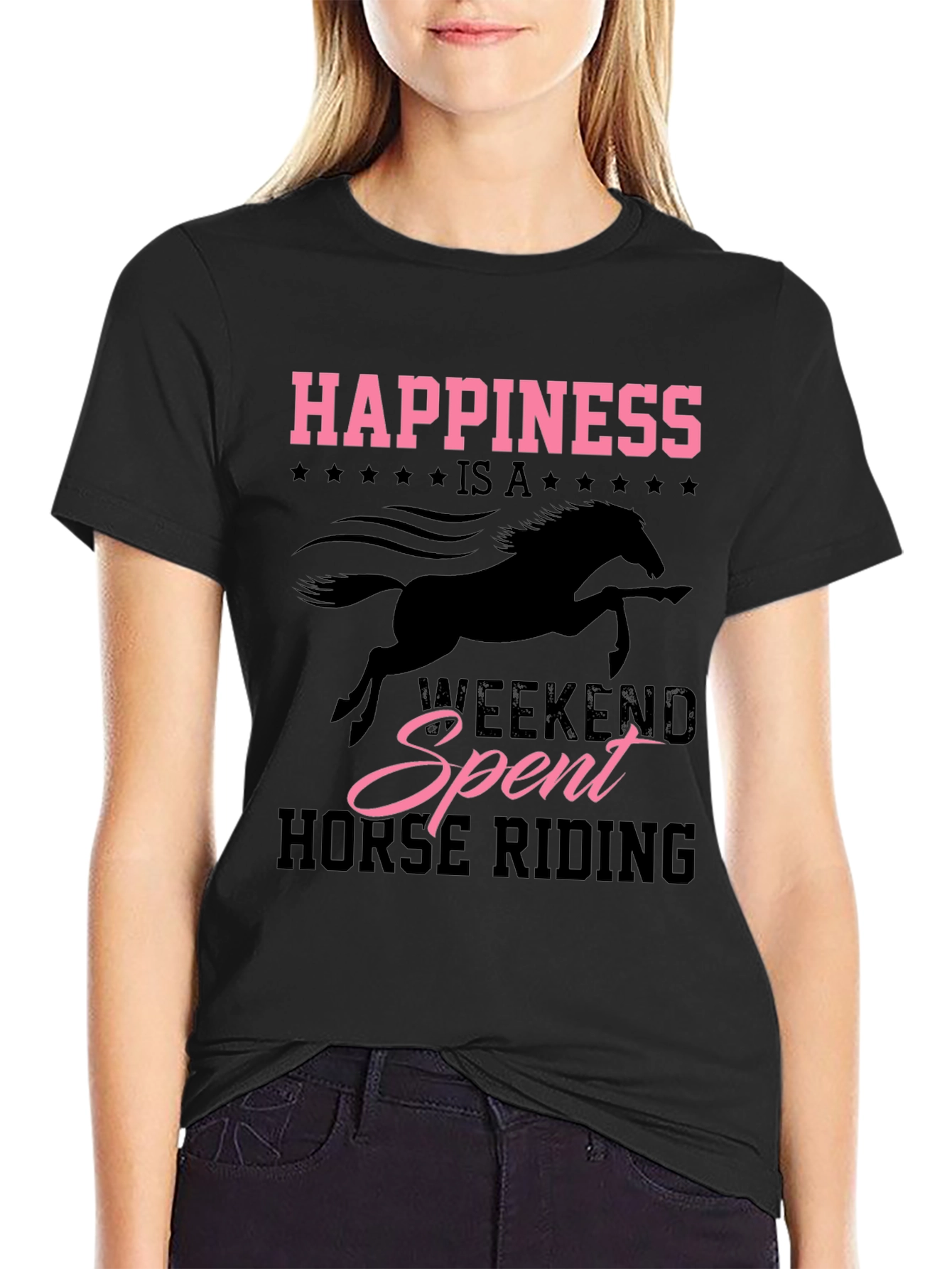 Happiness Horse Riding Weekend T-Shirt