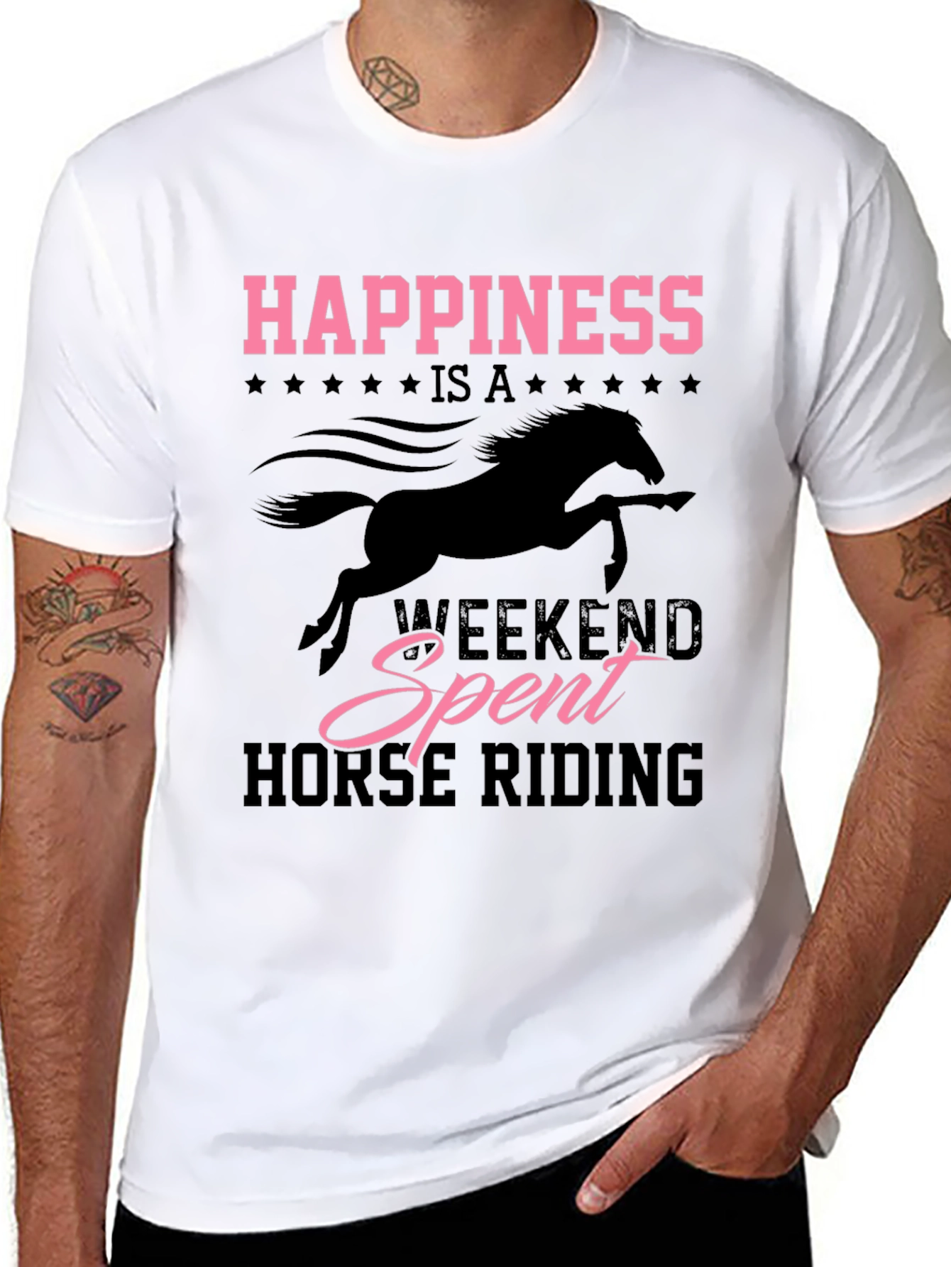 Happiness Horse Riding Weekend T-Shirt