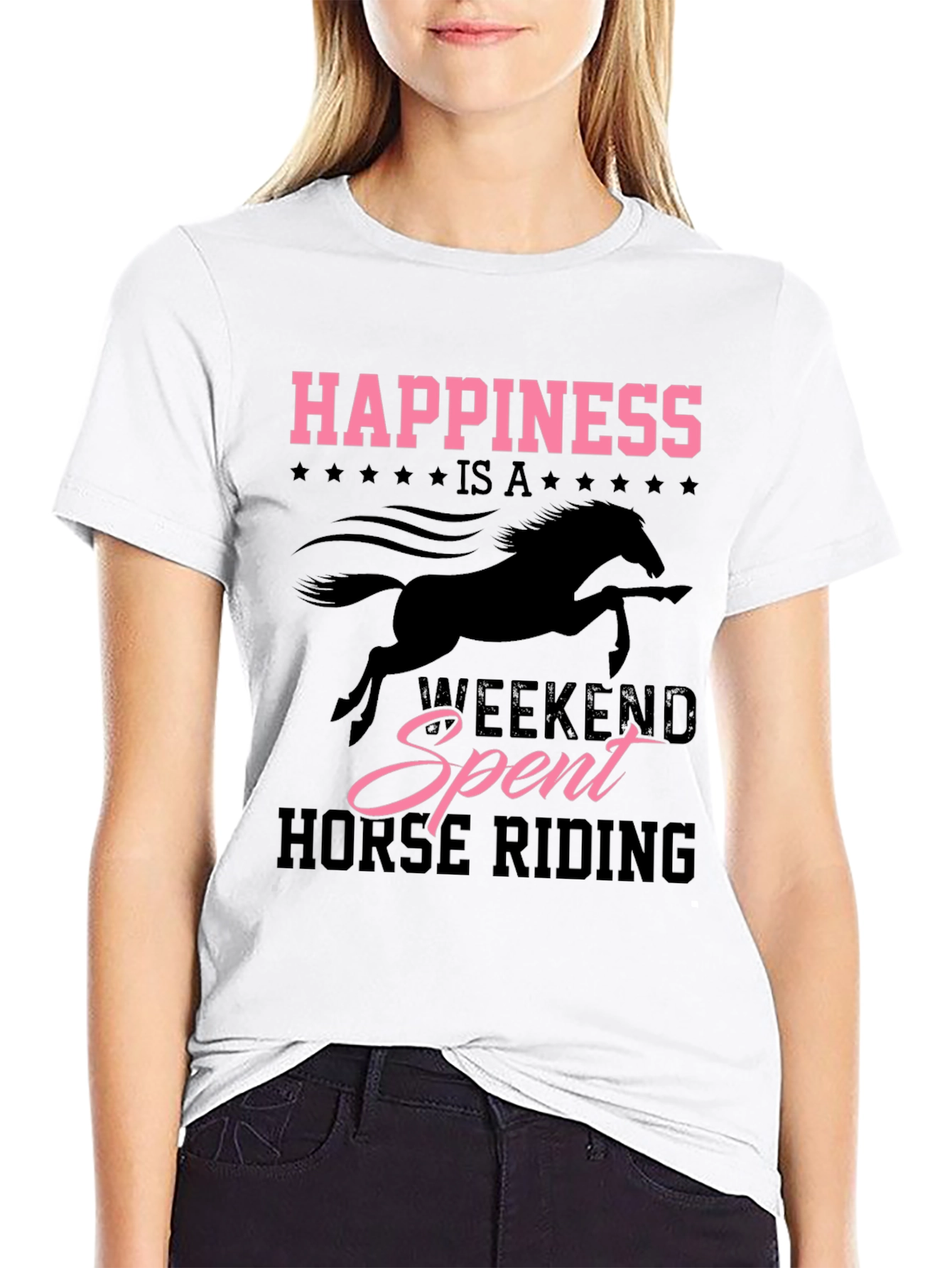 Happiness Horse Riding Weekend T-Shirt