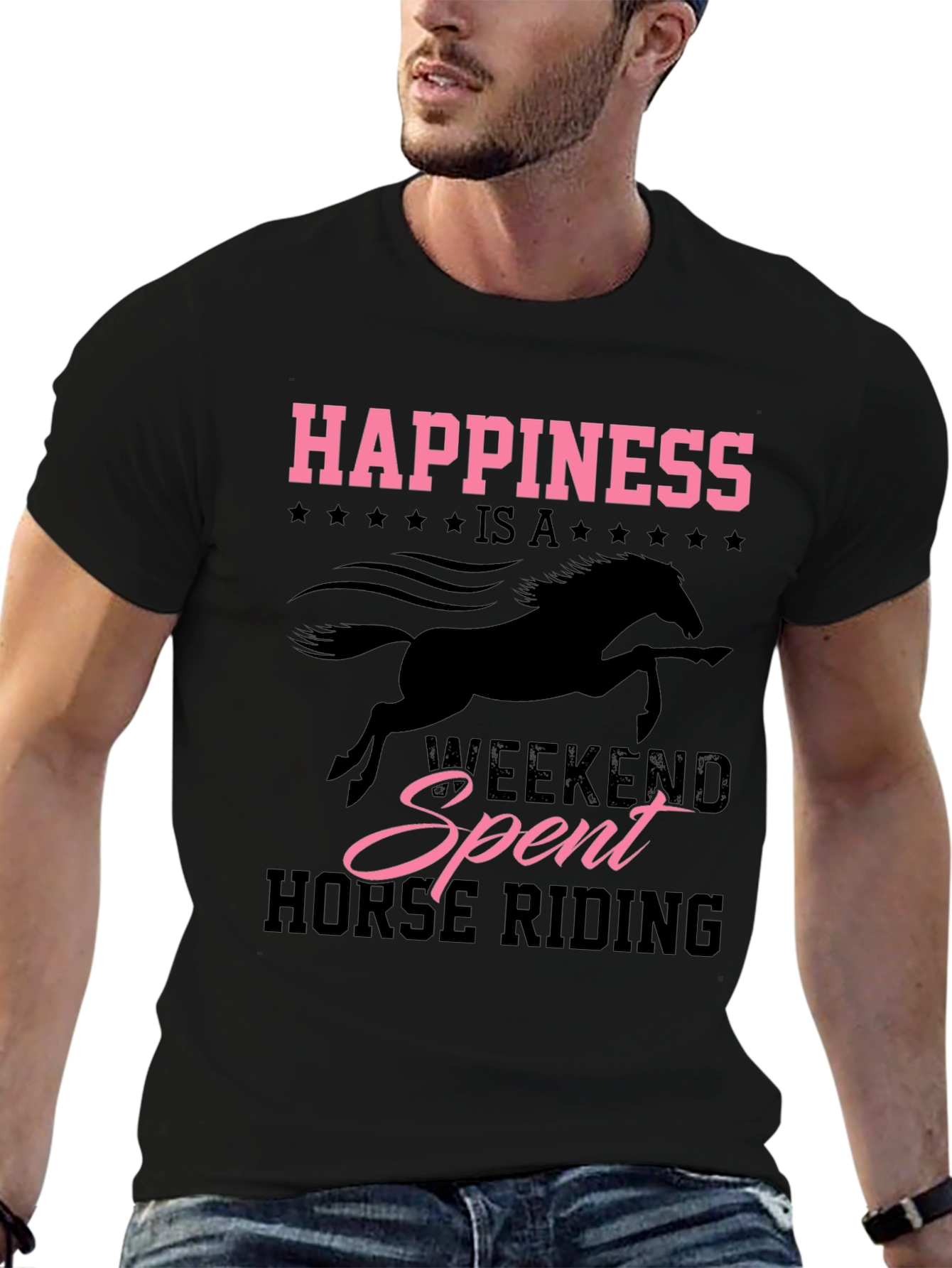 Happiness Horse Riding Weekend T-Shirt
