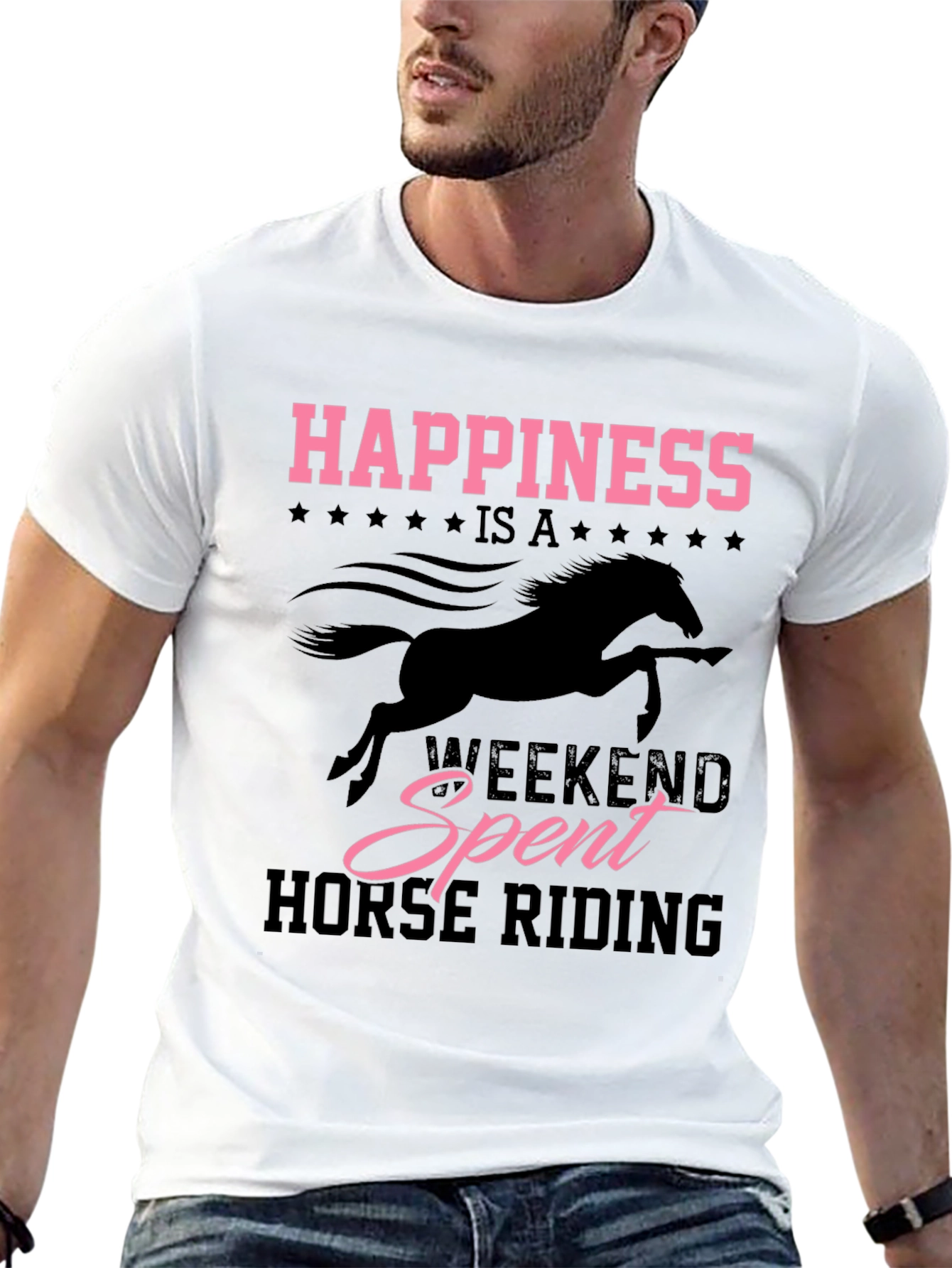 Happiness Horse Riding Weekend T-Shirt
