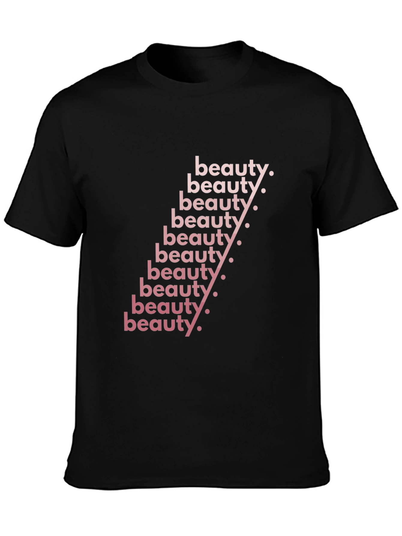 Beauty Script Black T-Shirt