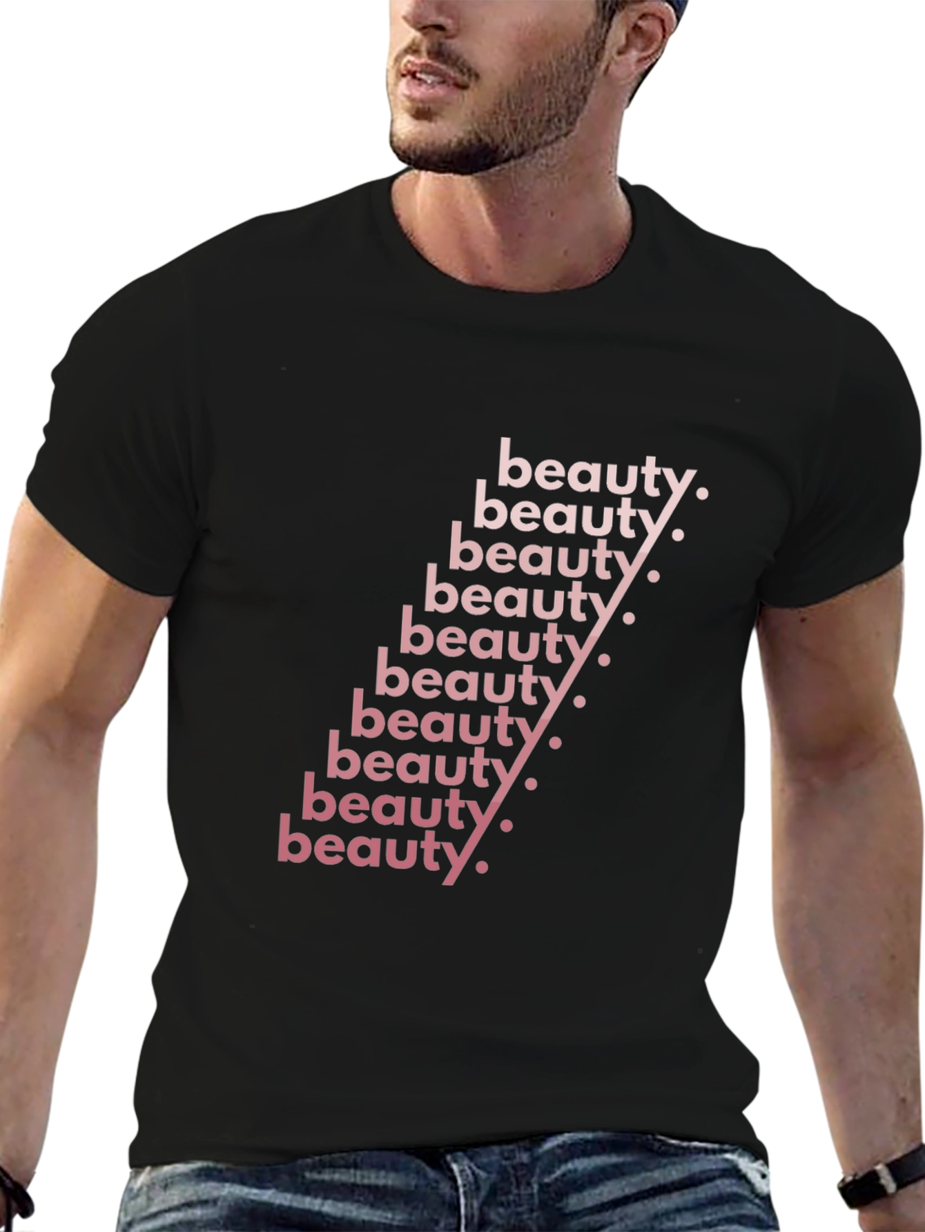 Beauty Script Black T-Shirt