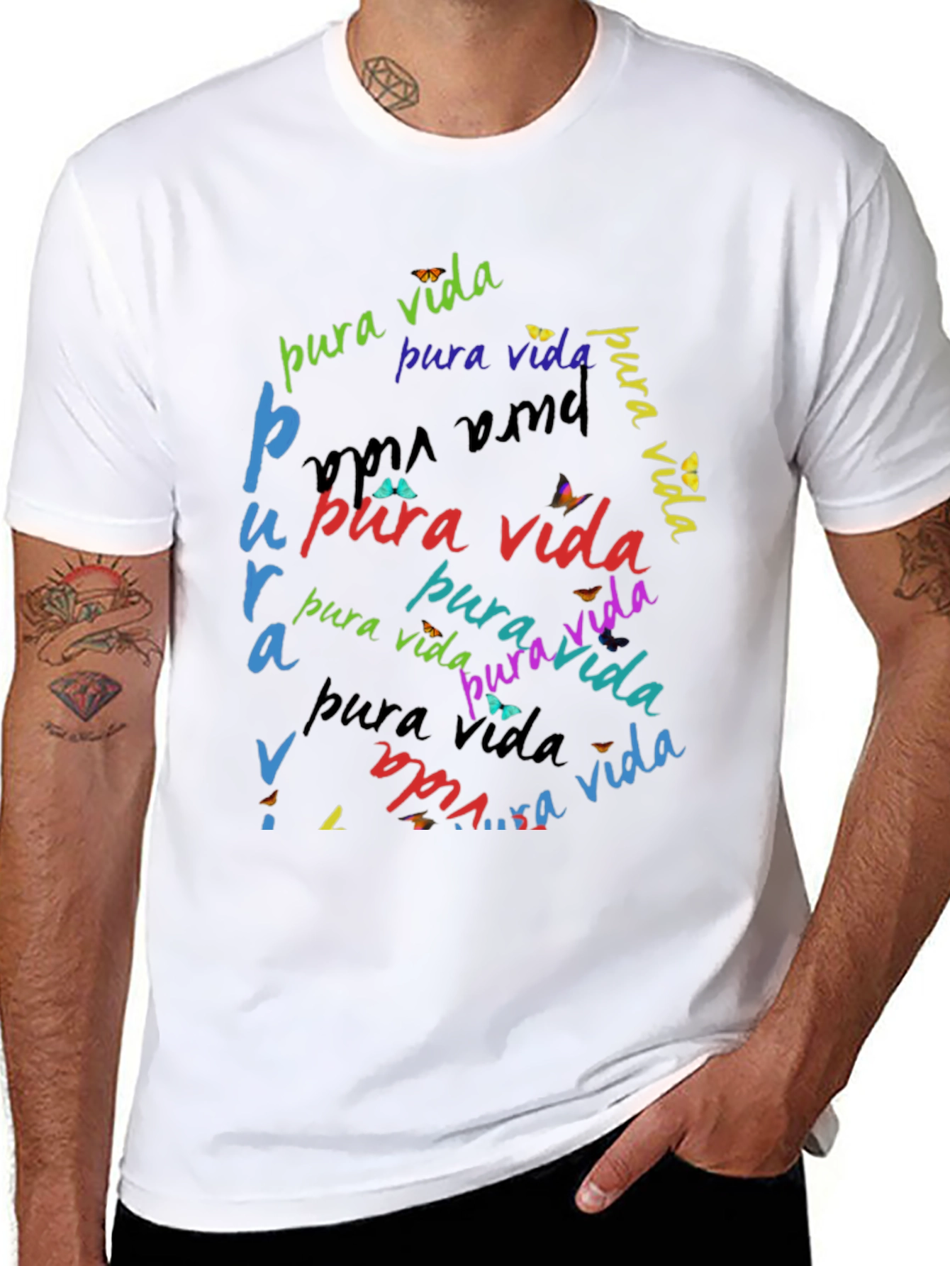 Pura Vida Graphic T-Shirt - Costa Rica Lifestyle Tee