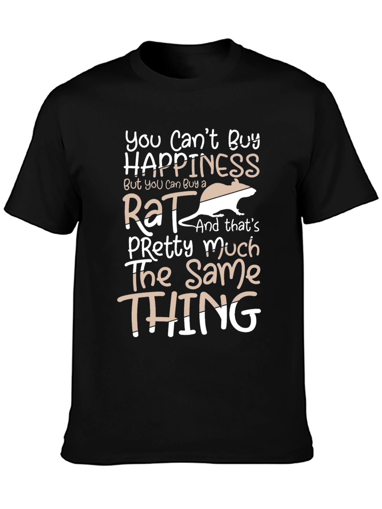 Funny Rat Lover T-Shirt - Happiness Pet Tee