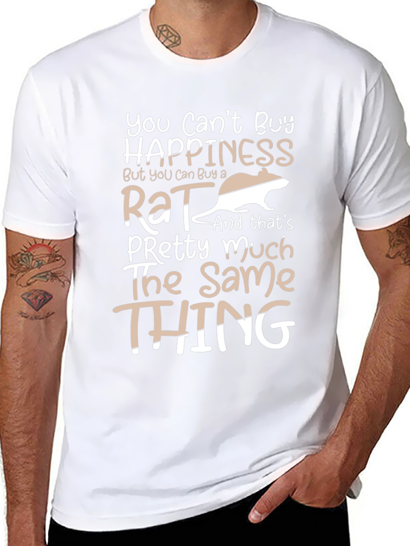 Funny Rat Lover T-Shirt - Happiness Pet Tee
