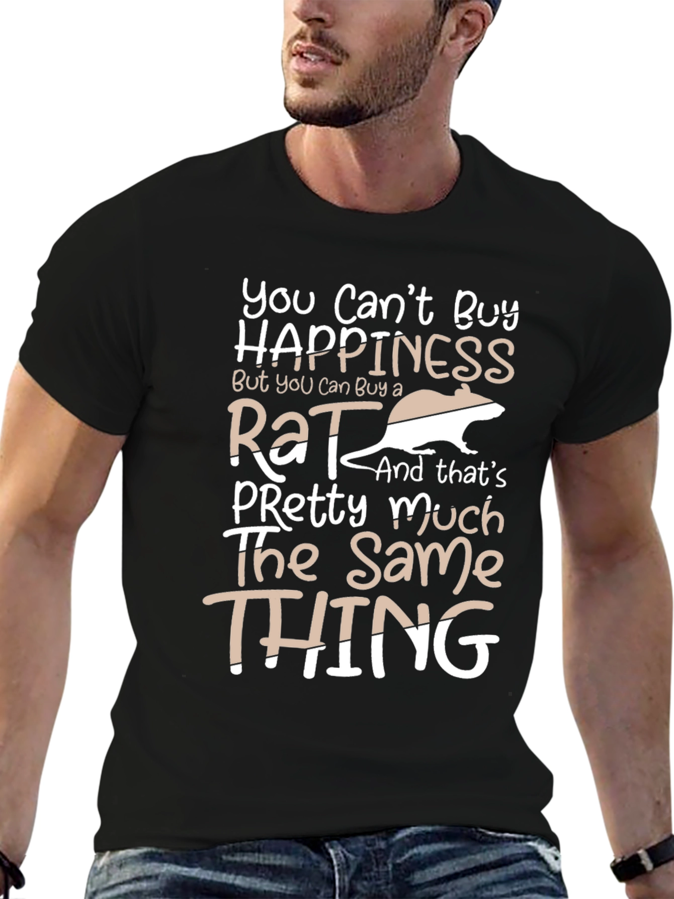 Funny Rat Lover T-Shirt - Happiness Pet Tee