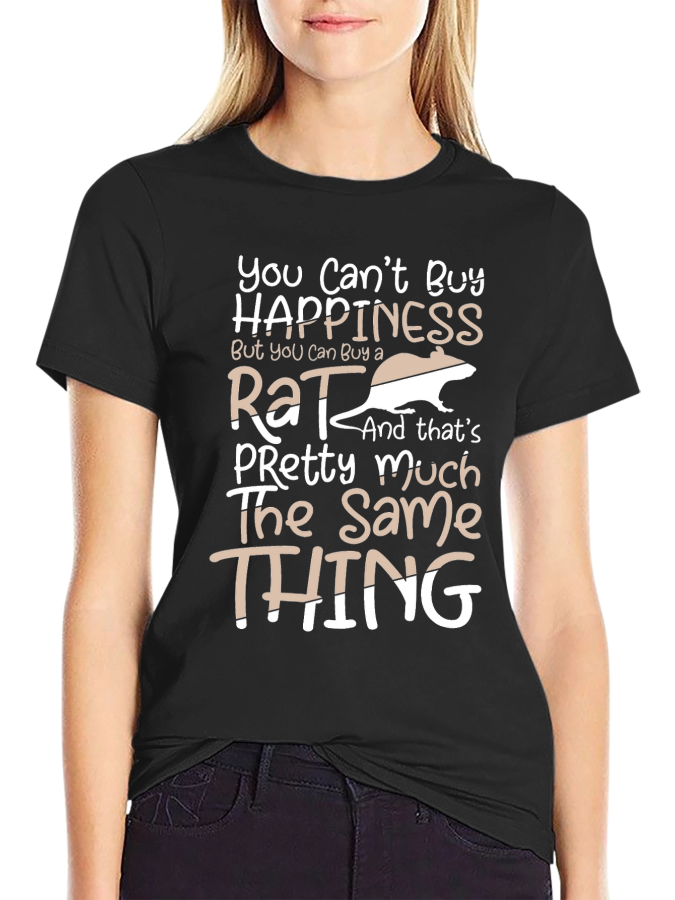 Funny Rat Lover T-Shirt - Happiness Pet Tee