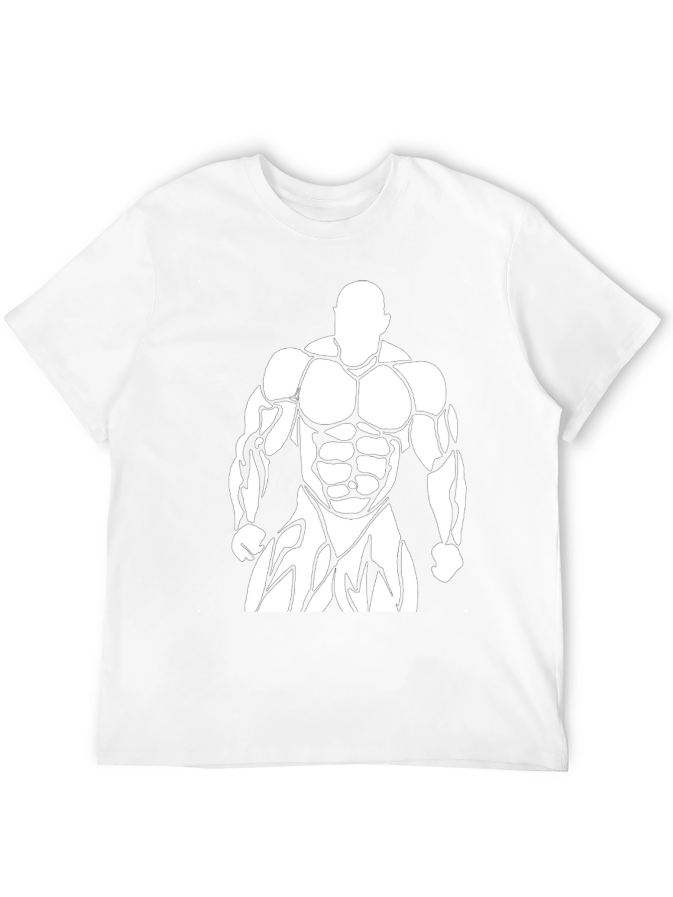 Bodybuilder Graphic Print Mens T-Shirt