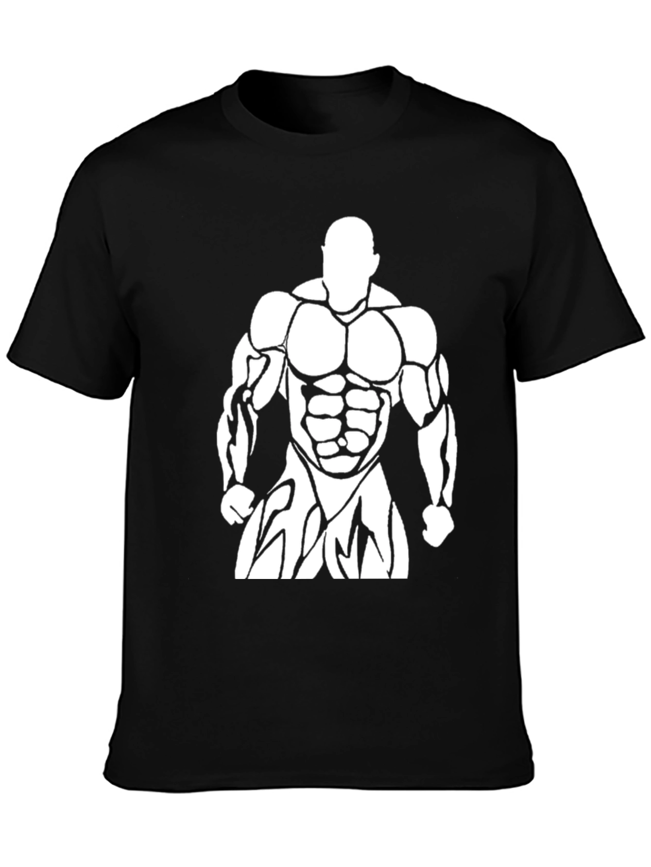 Bodybuilder Graphic Print Mens T-Shirt