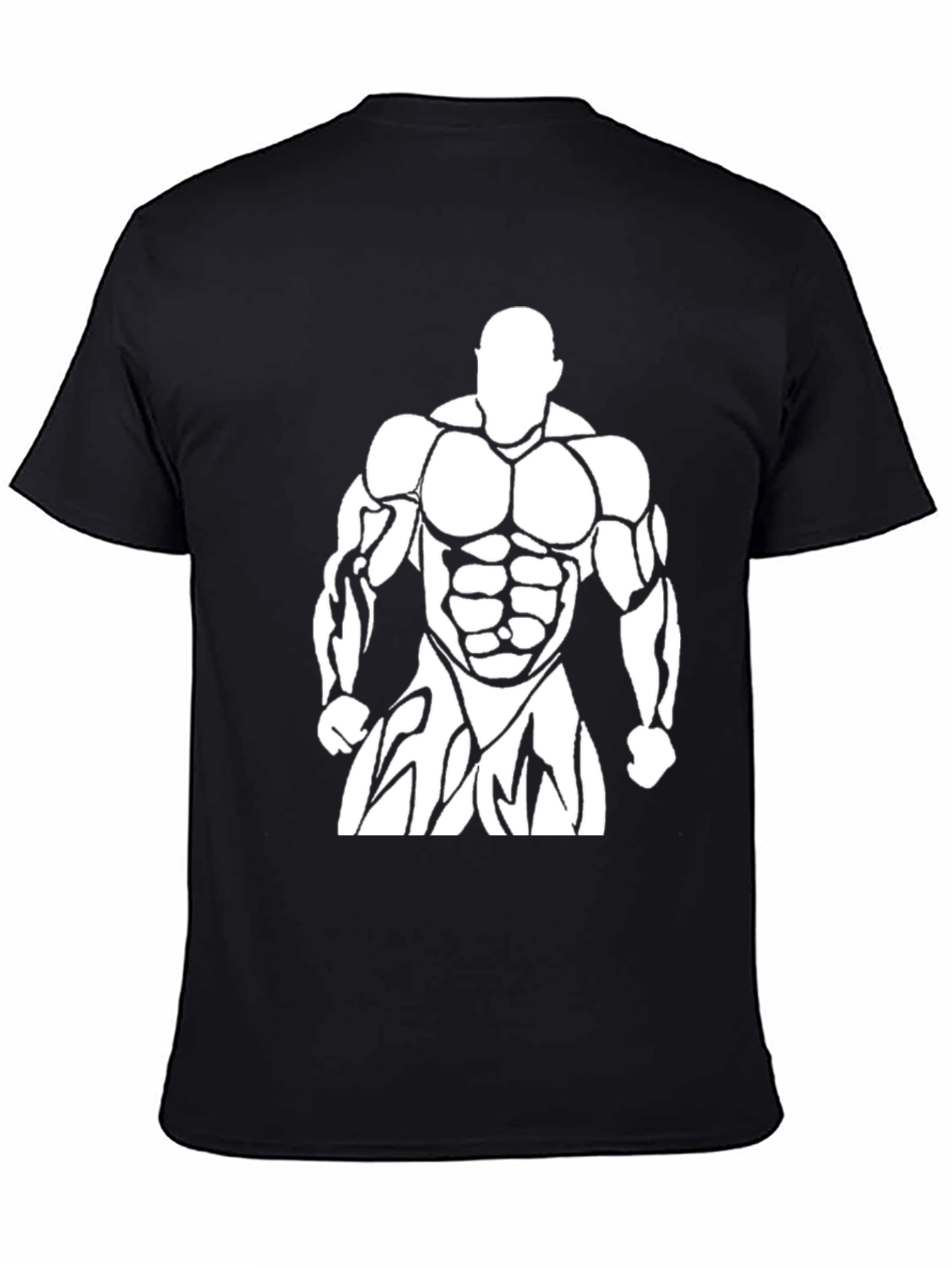 Bodybuilder Graphic Print Mens T-Shirt