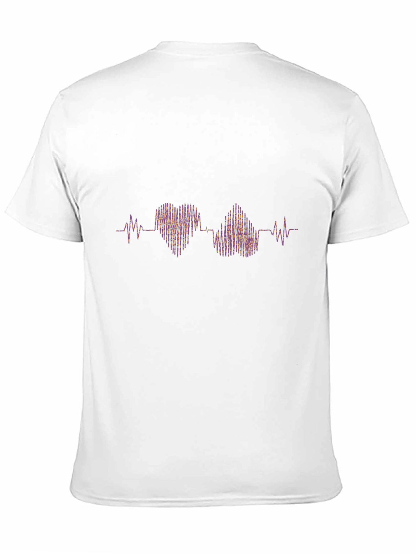 Heartbeat Heart T-Shirt - Black